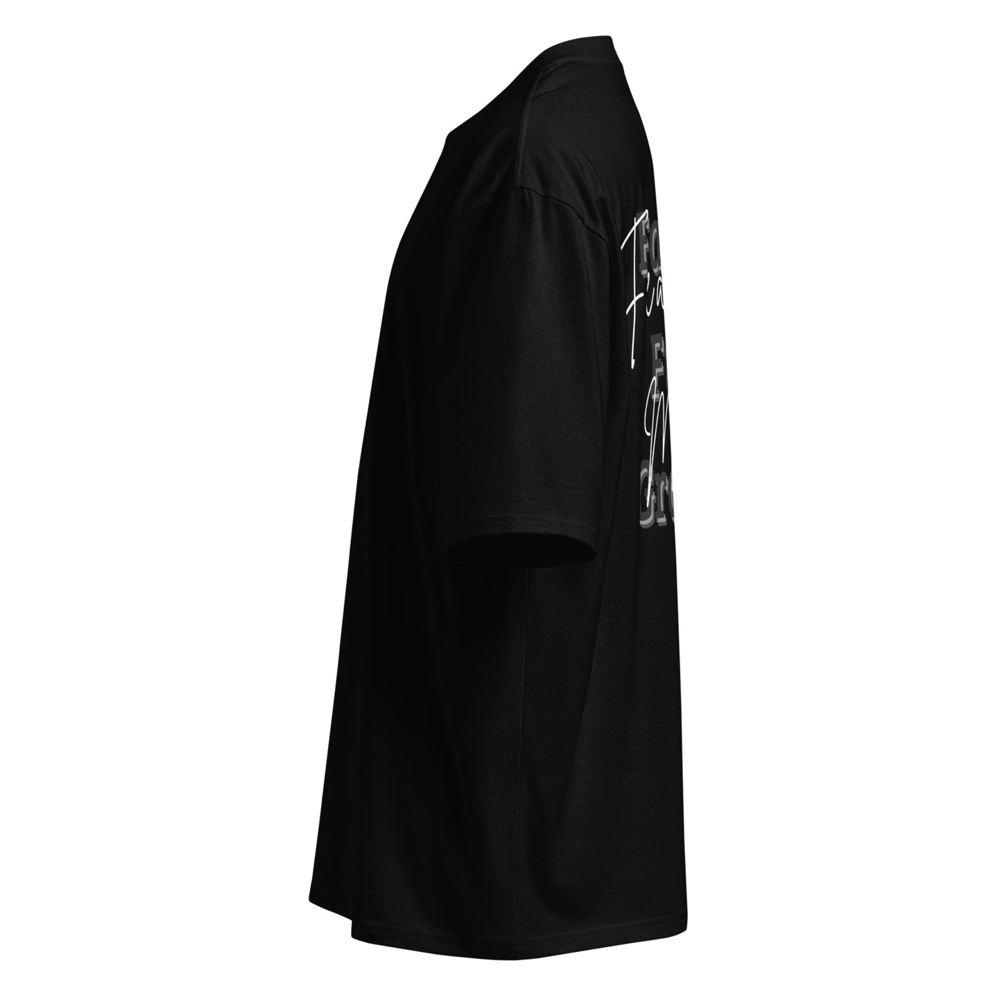 Heavy oversized t-shirt - Fearless Mind