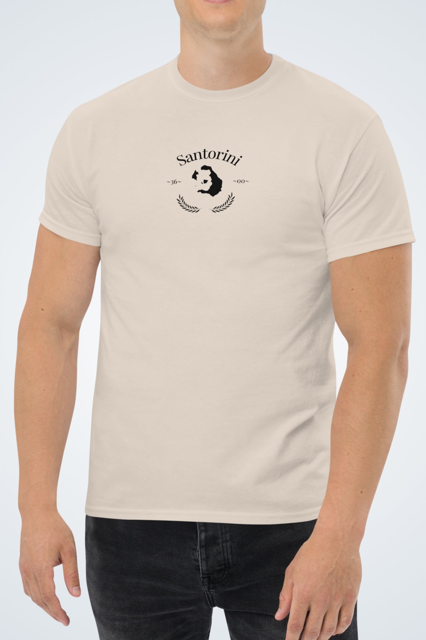 Klassisches Unisex T-Shirt - Santorini