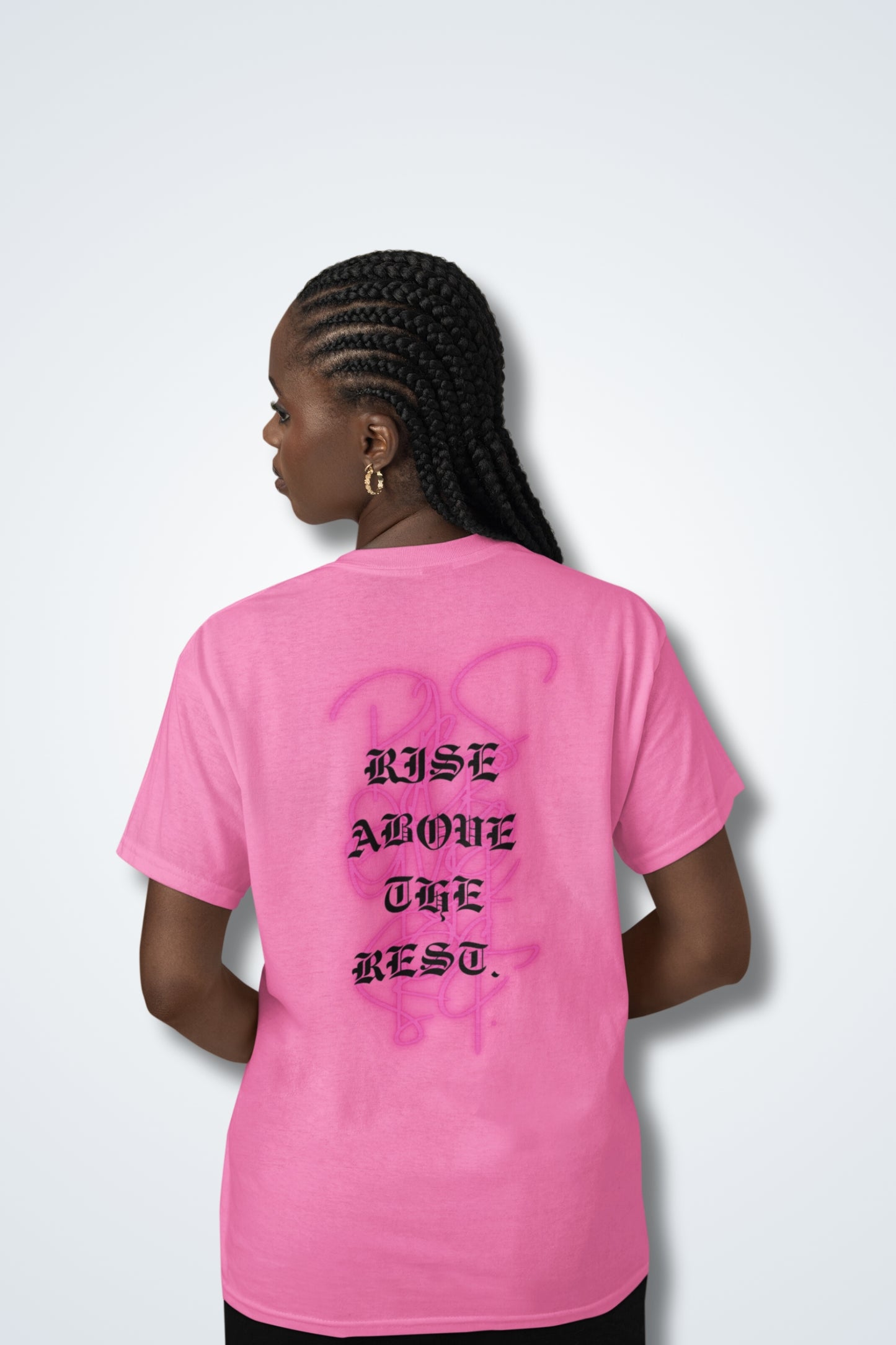 Classic Unisex T-Shirt - Rise above pink