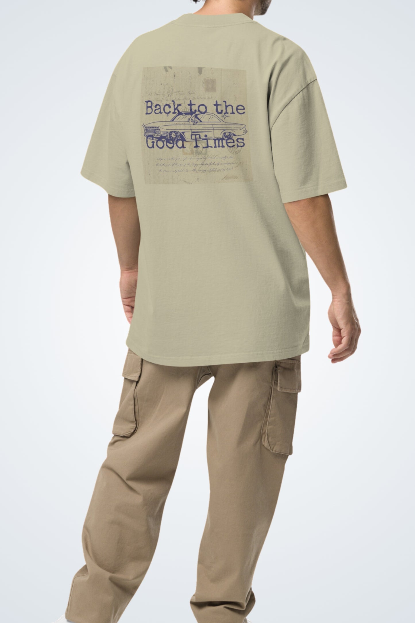 Oversized T-shirt with a washed look - Timeless