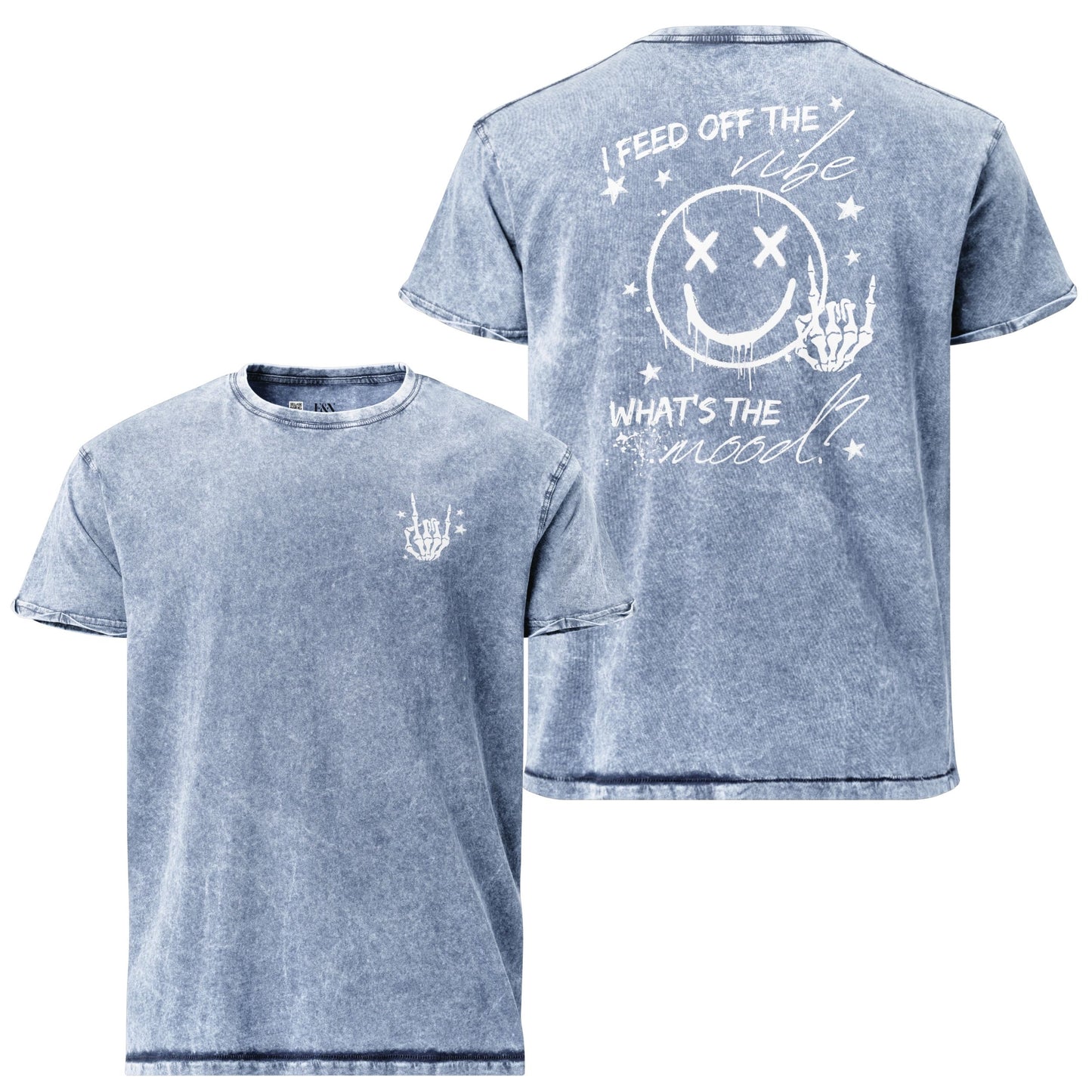 Denim T-shirt - What's the mood