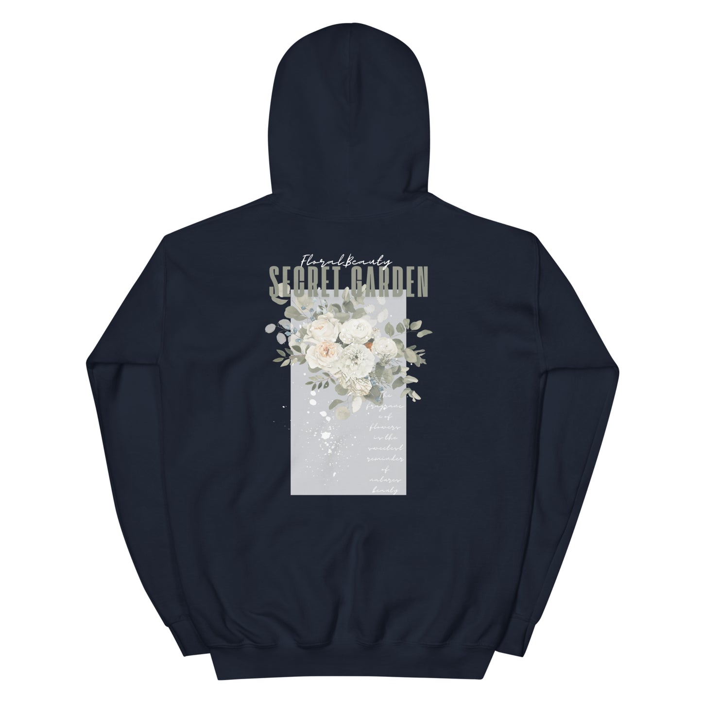 Unisex-Kapuzenpullover - Secret Garden Grün