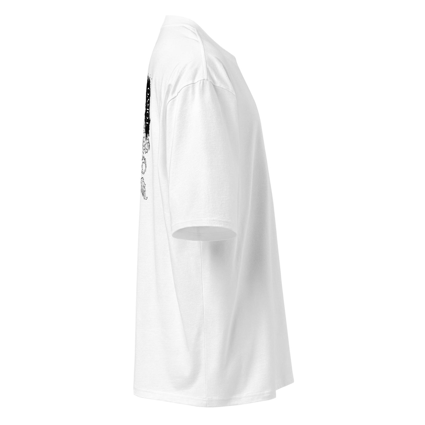 Schweres oversized T-Shirt - Black Dragon