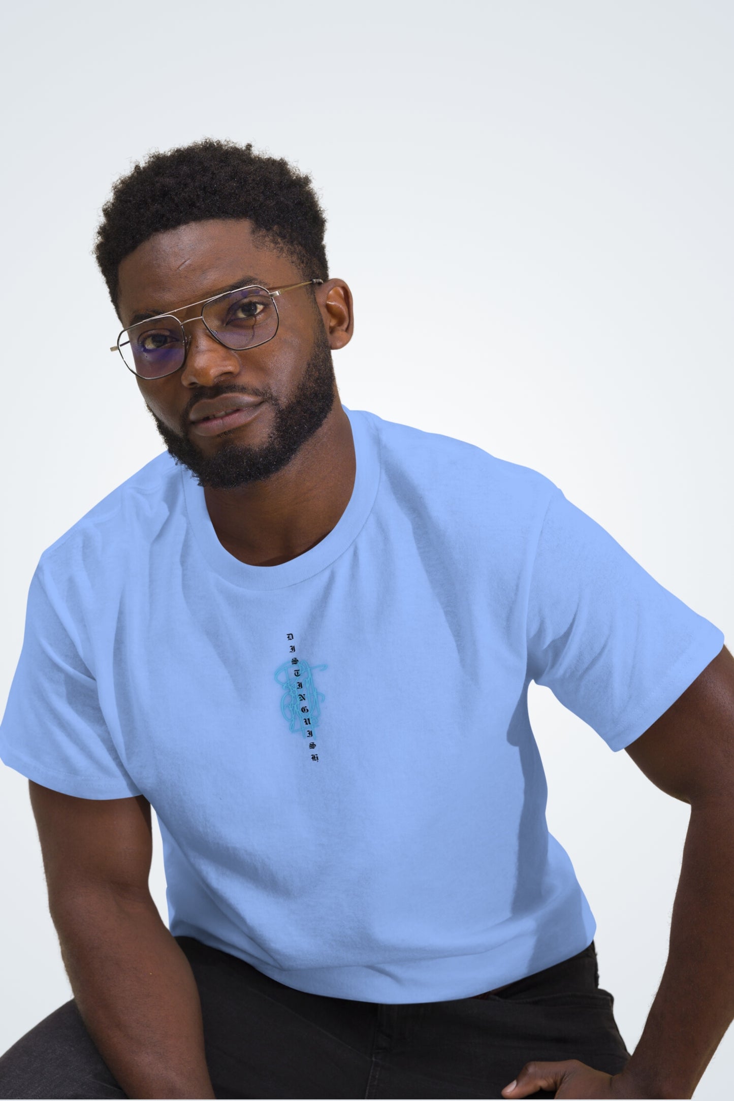 Classic Unisex T-Shirt - Rise above blue