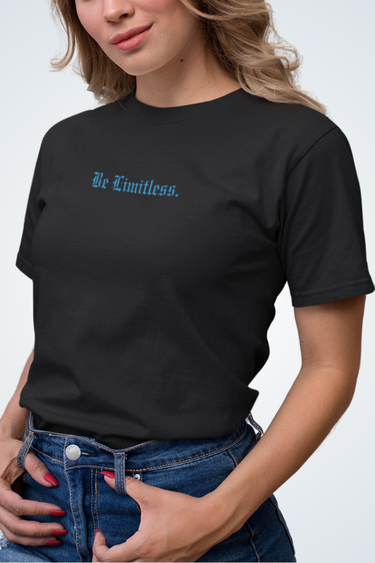 Klassisches Unisex T-Shirt - Be Limitless blau
