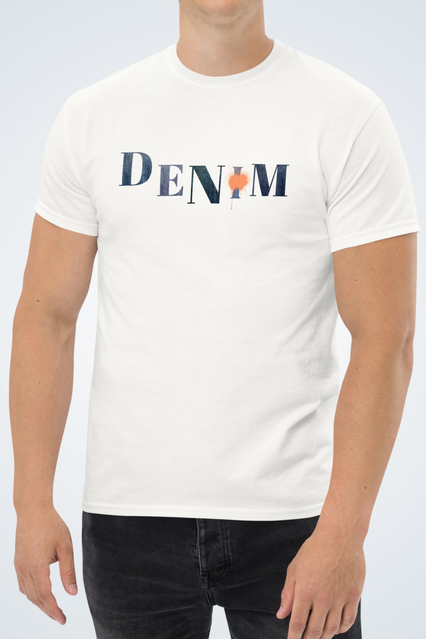Klassisches Unisex T-Shirt - Denim