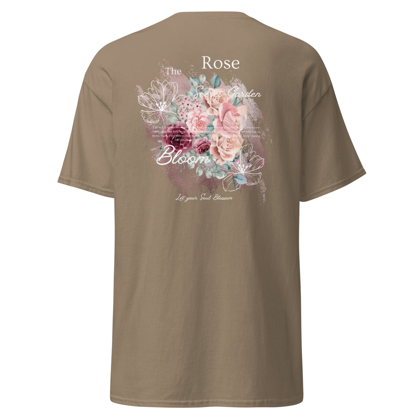 Klassisches T-Shirt - Bloom the Rose