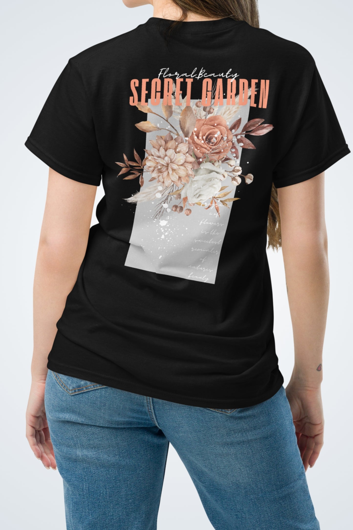 Klassisches Unisex T-Shirt - Secret Garden Orange