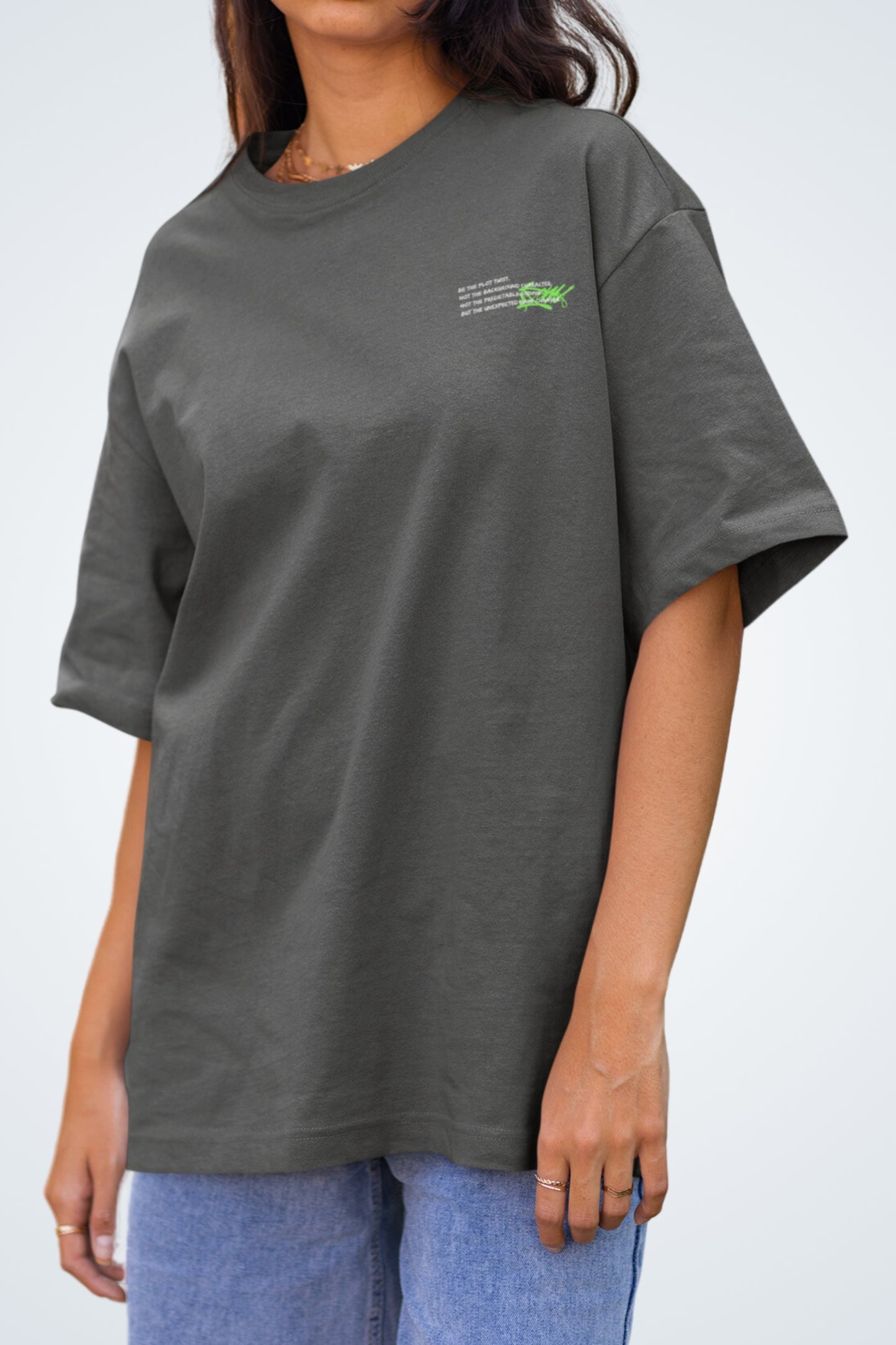 Oversized T-Shirt mit verwaschenem Look - Enero