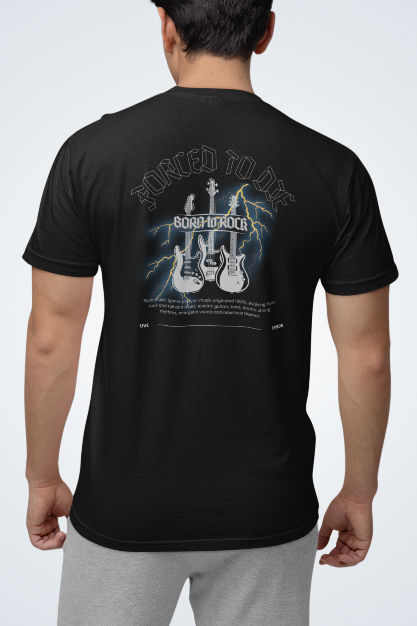 Klassisches Unisex T-Shirt - Born to Rock