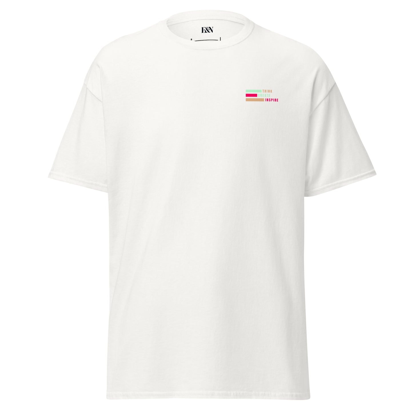 Klassisches Unisex T-Shirt - Think, Create, Inspire