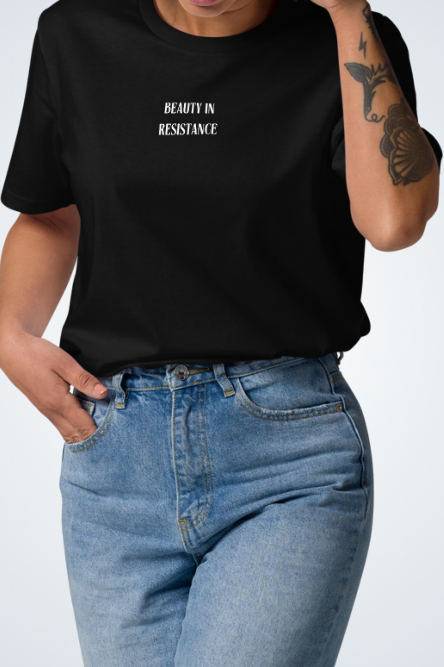 Unisex-Bio-Baumwoll-T-Shirt - Freedom|Schwarz,Vorne