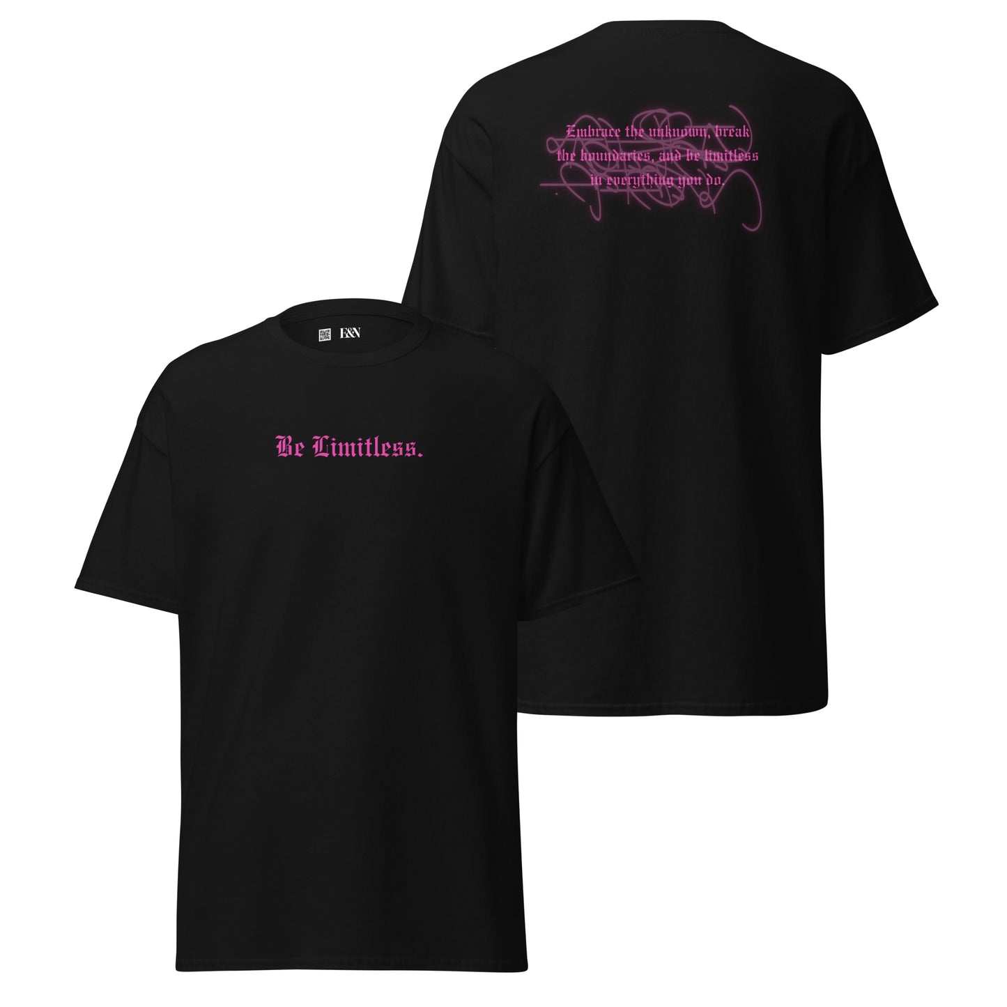 Klassisches Unisex T-Shirt - Be Limitless pink