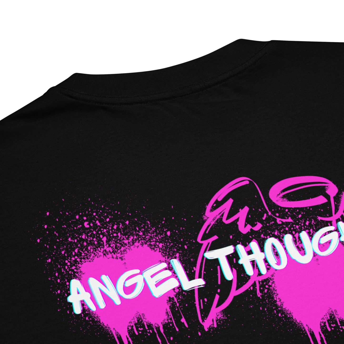 Schweres oversized T-Shirt - Angel Thoughts