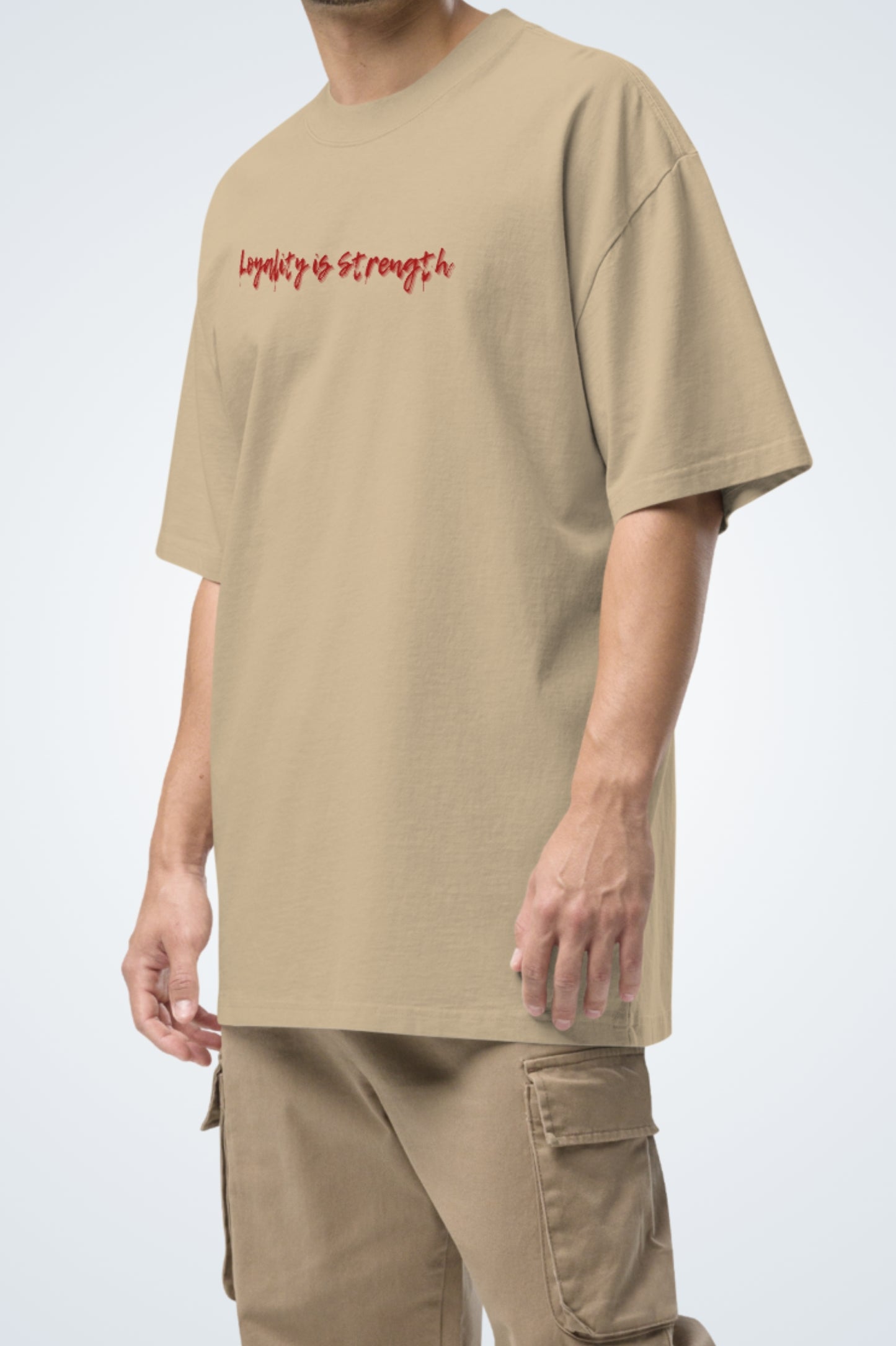 Oversized T-Shirt with washed look - Silent Guardiens