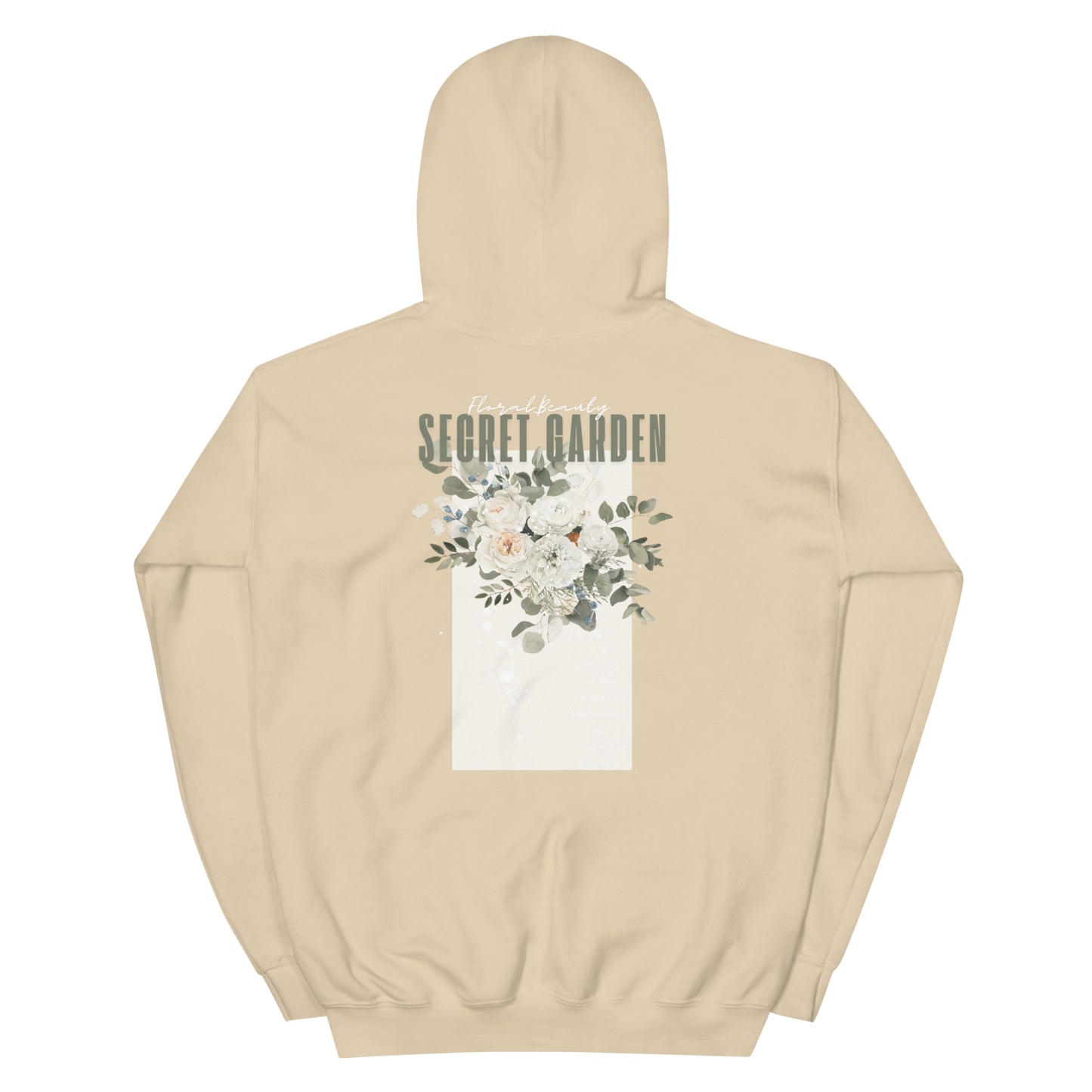 Unisex-Kapuzenpullover - Secret Garden Grün