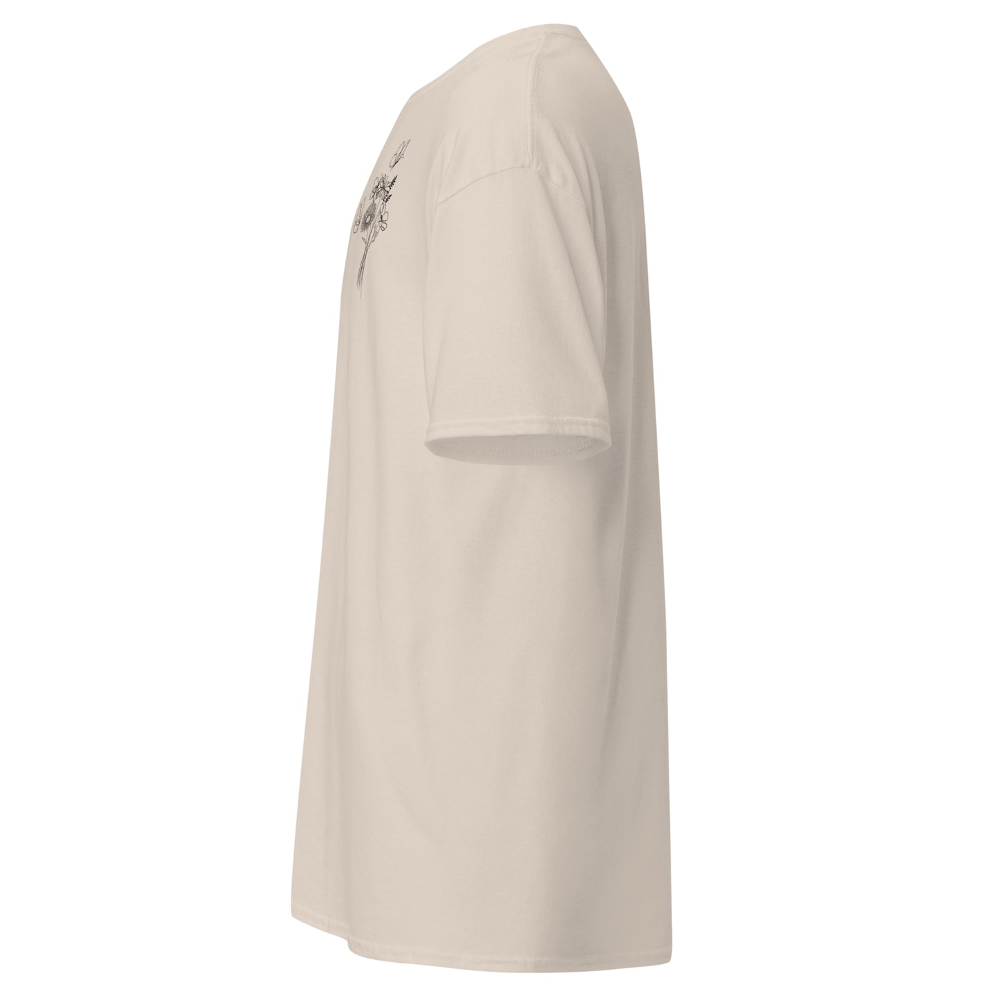 Klassisches T-Shirt - Outline Flowers
