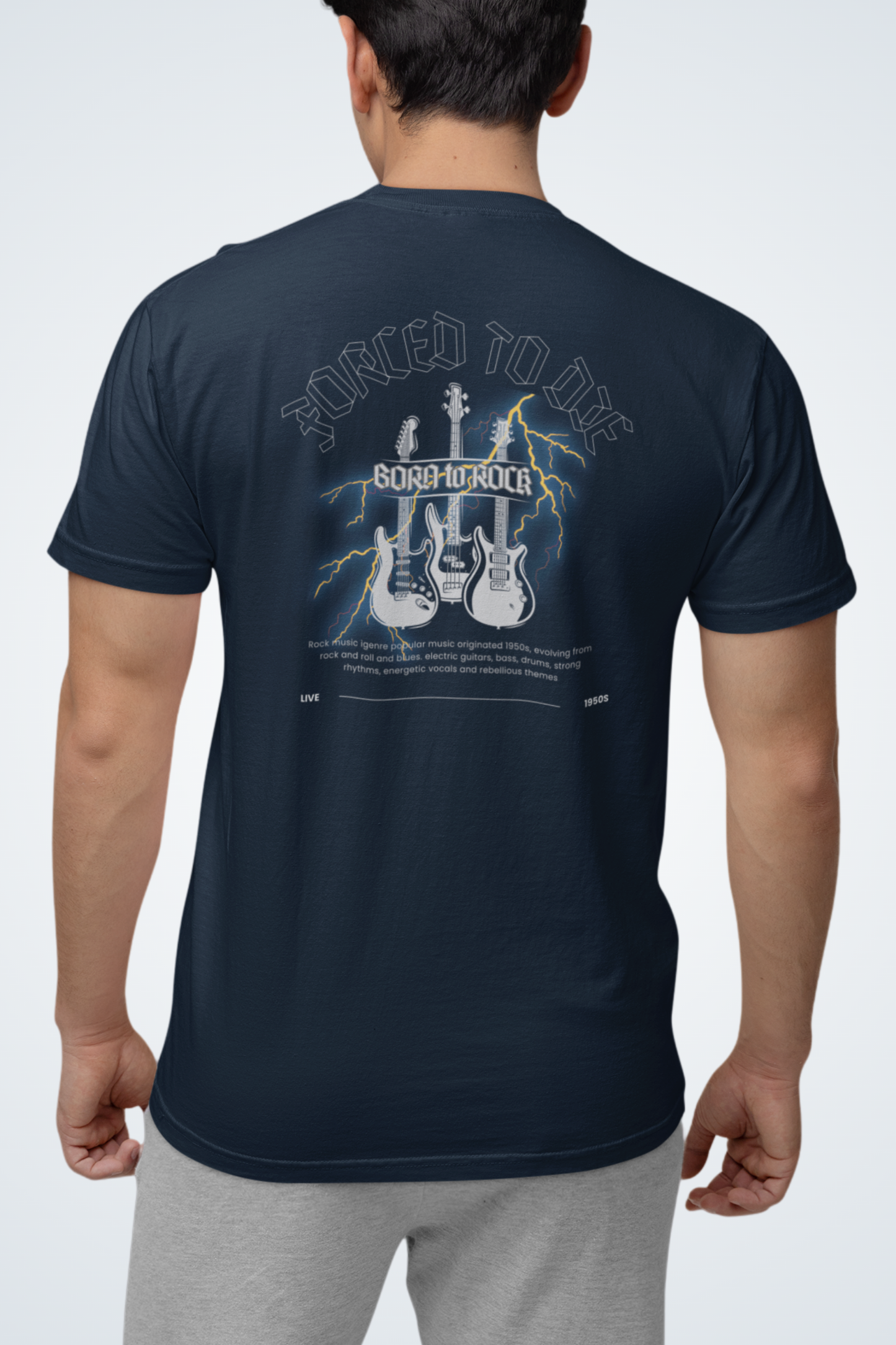 Klassisches Unisex T-Shirt - Born to Rock