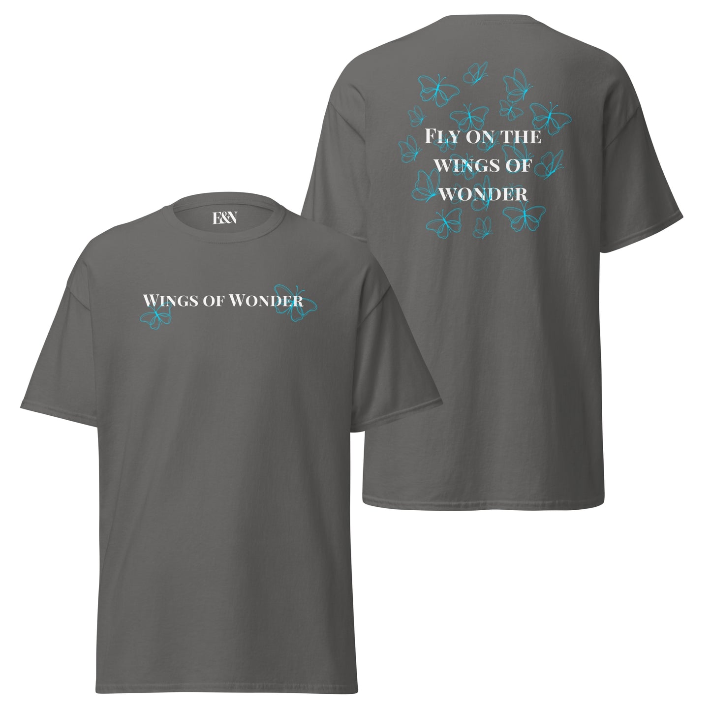 Klassisches Unisex T-Shirt - Wings of Wonder Blau