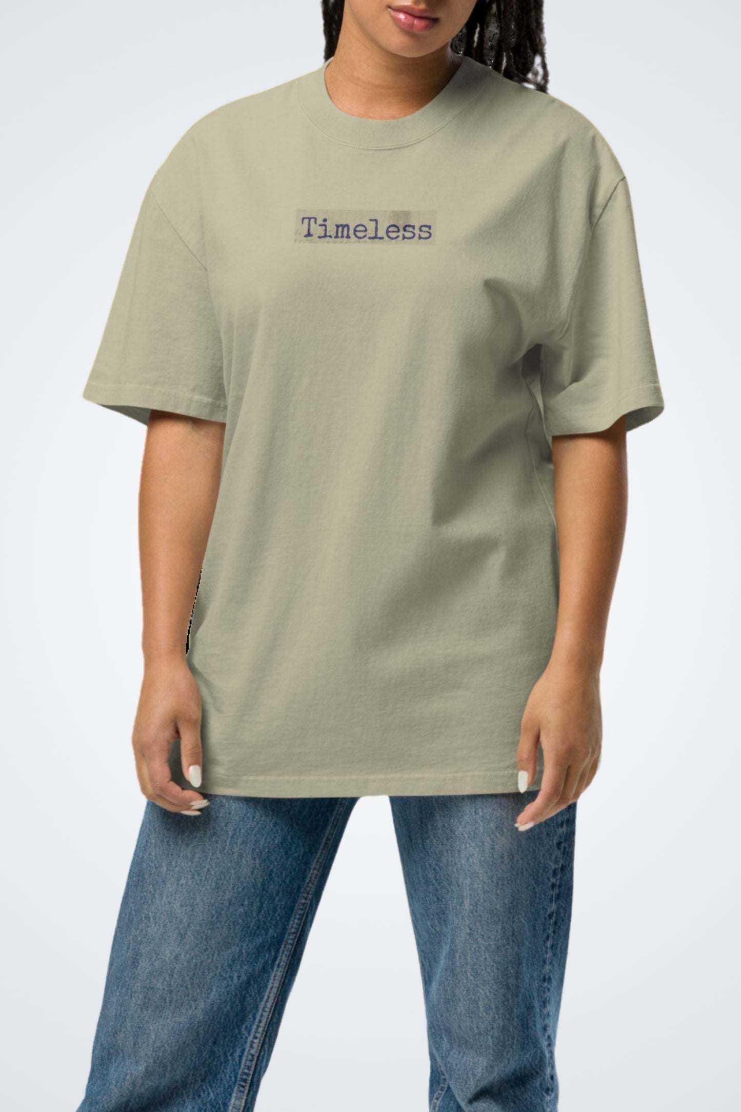 Oversized T-shirt with a washed look - Timeless