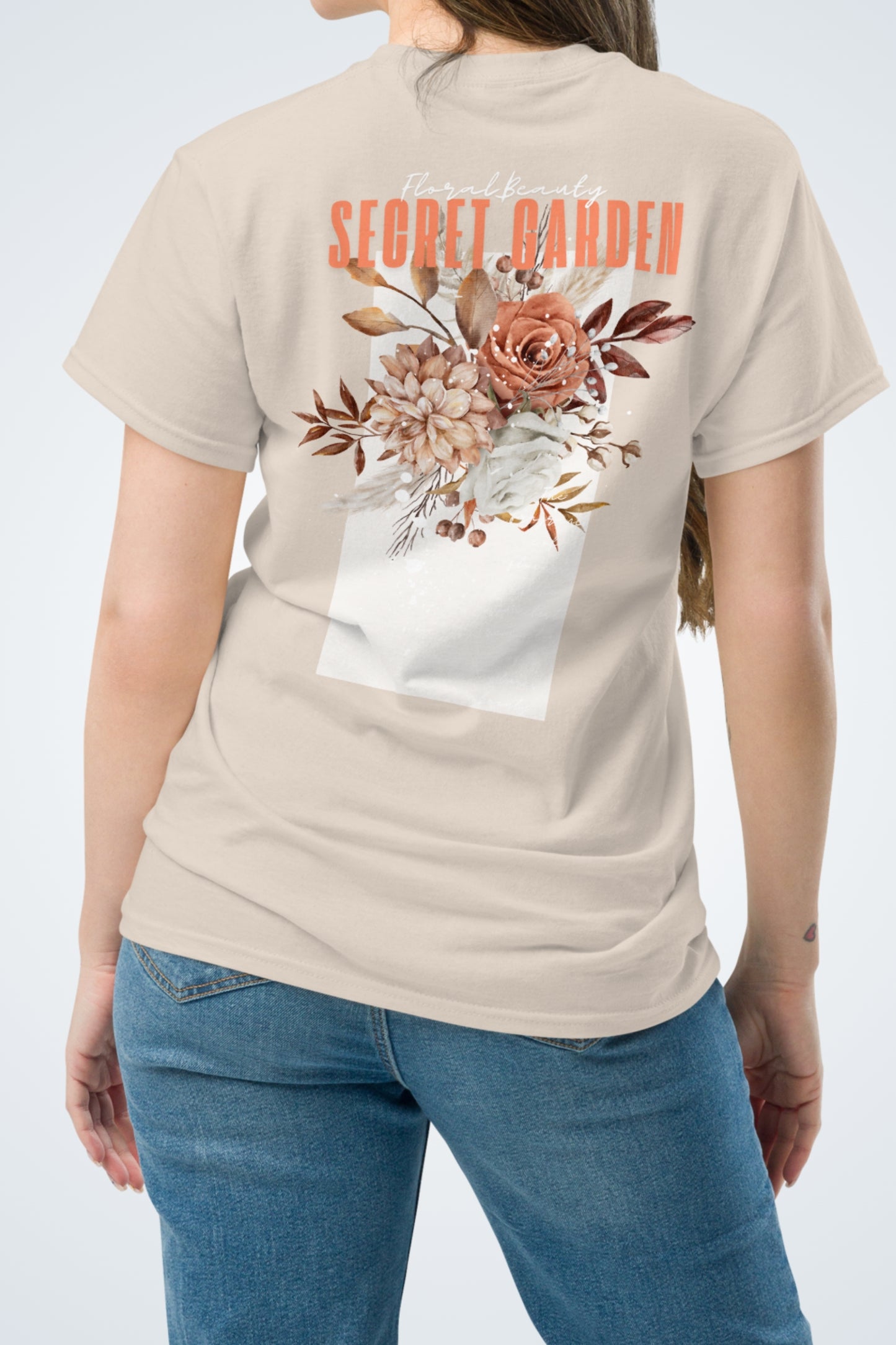 Klassisches Unisex T-Shirt - Secret Garden Orange