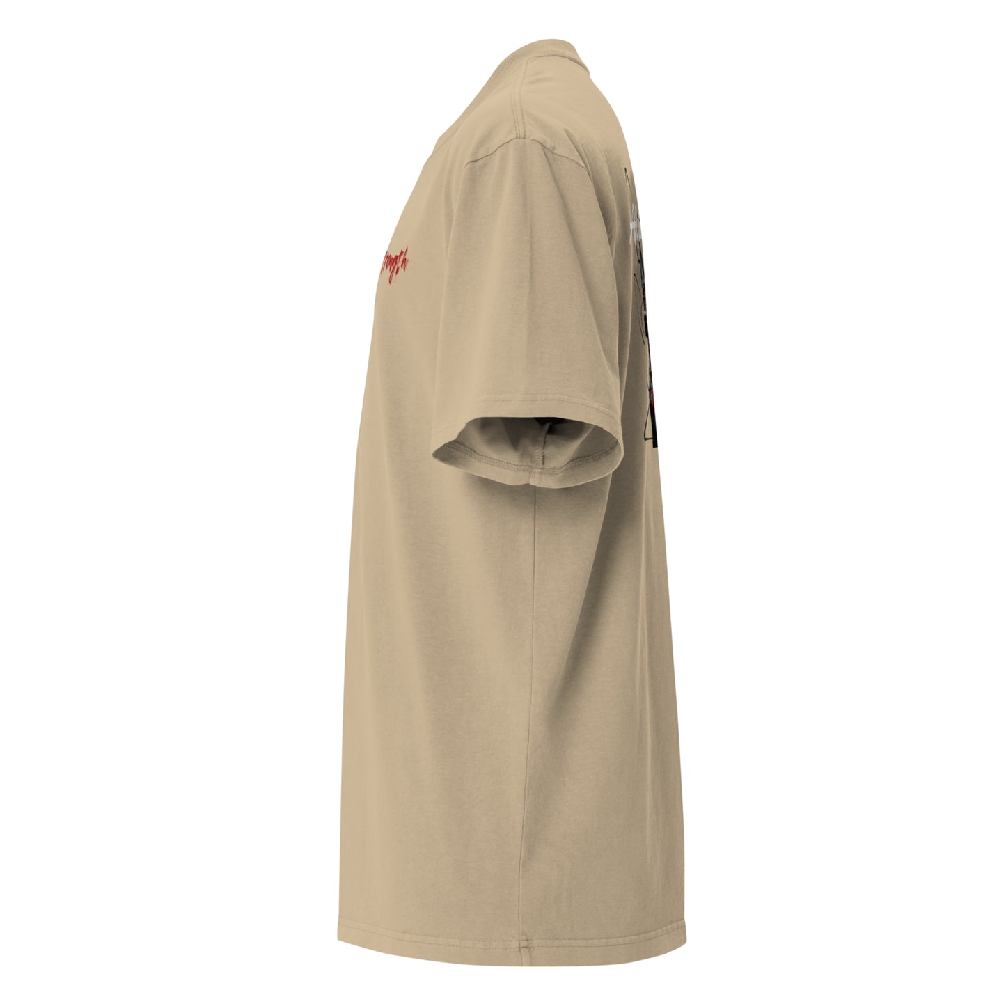 Oversized T-Shirt with washed look - Silent Guardiens