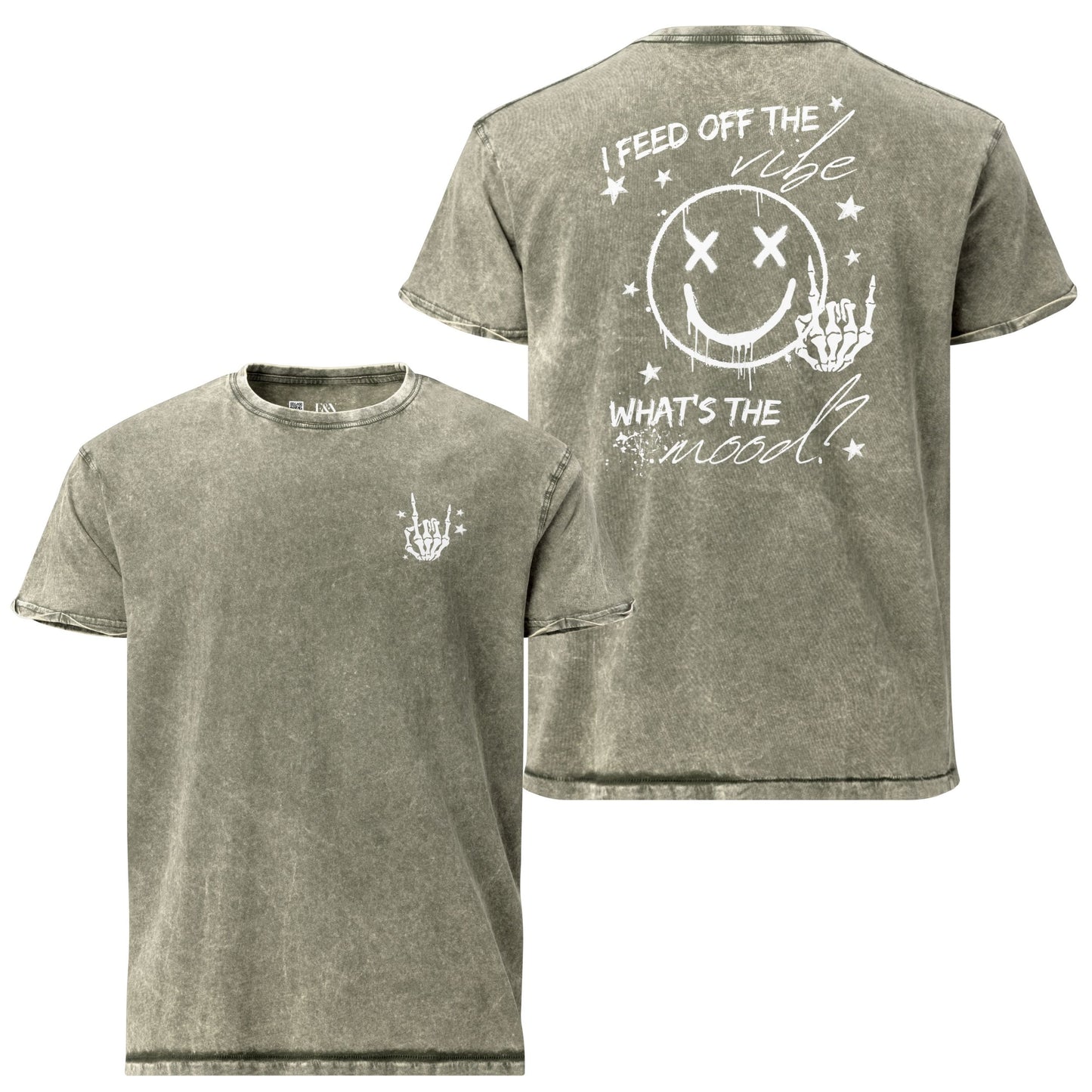 Denim T-shirt - What's the mood