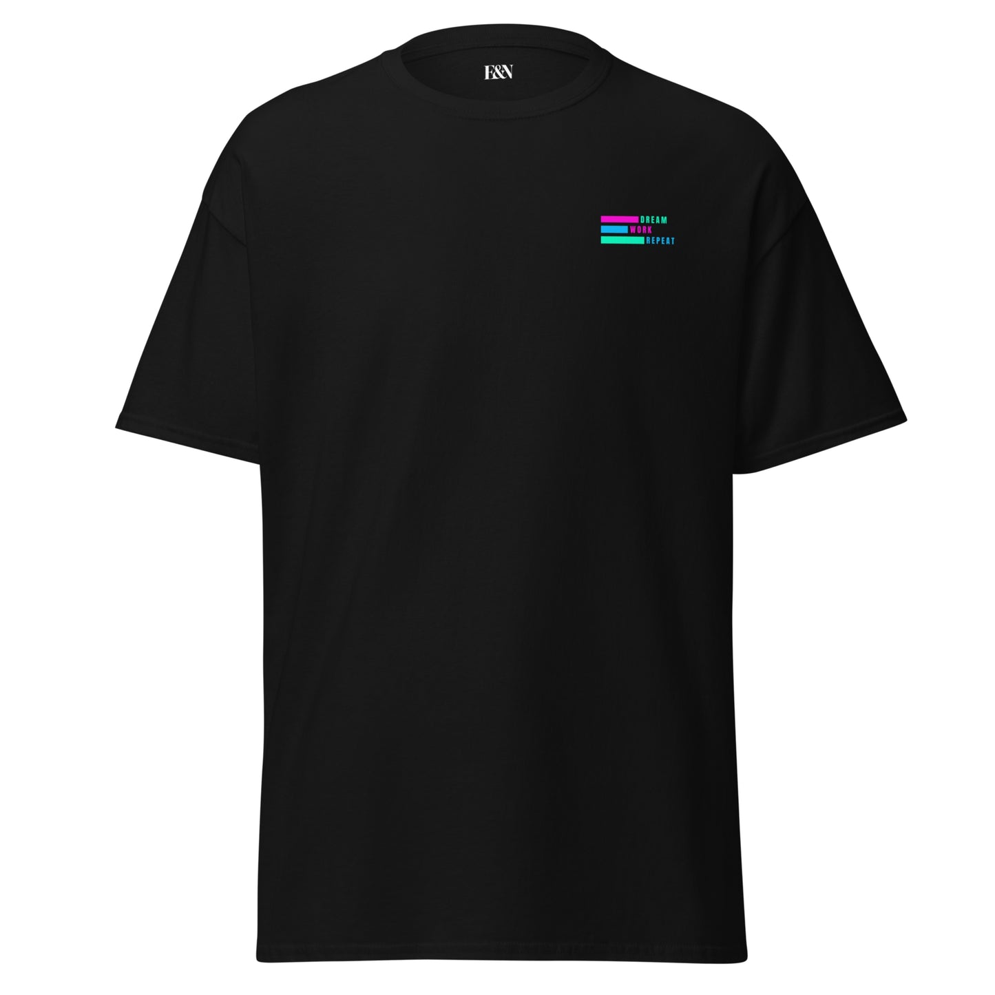 Klassisches Unisex T-Shirt - Dream, Work, Repeat
