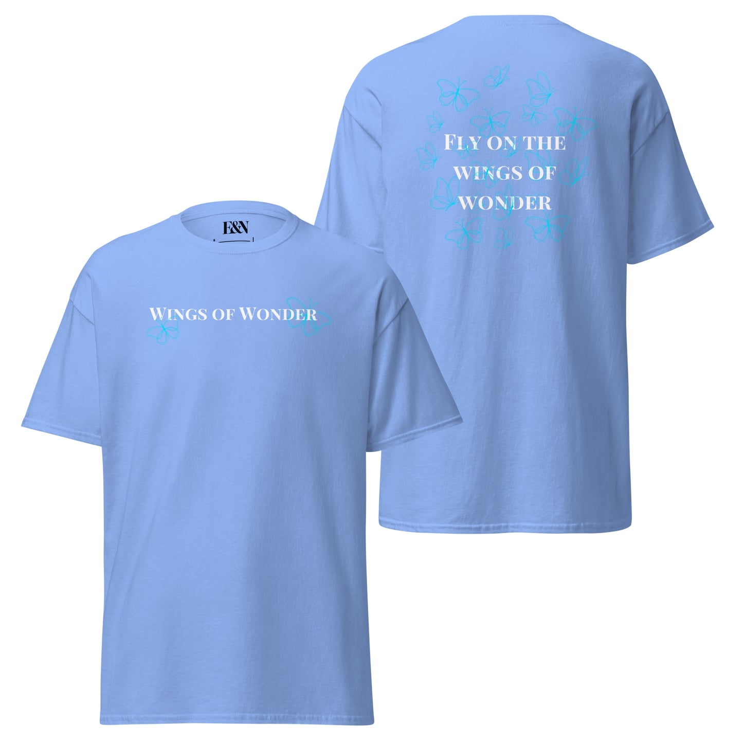 Klassisches Unisex T-Shirt - Wings of Wonder Blau