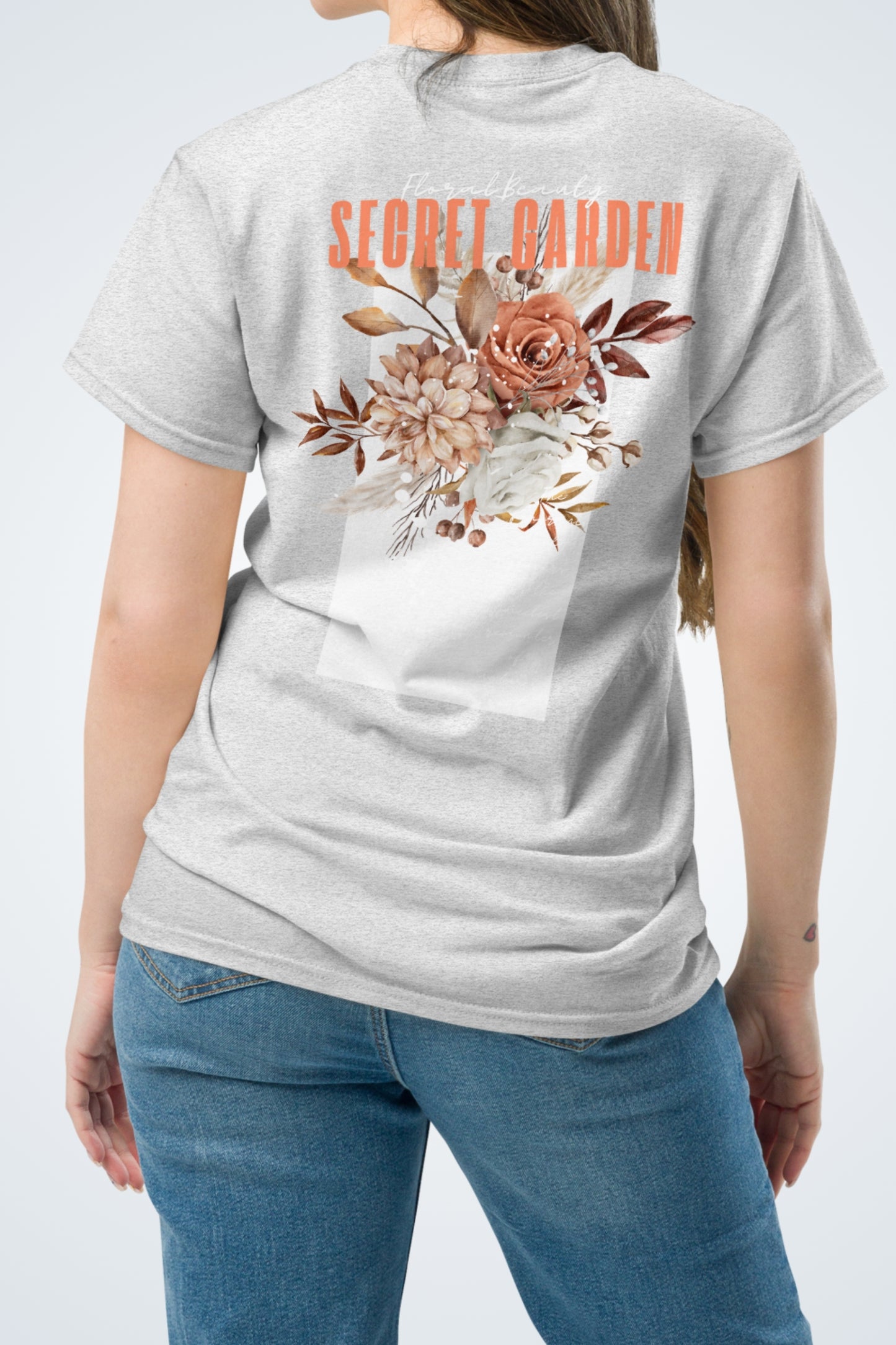 Klassisches Unisex T-Shirt - Secret Garden Orange