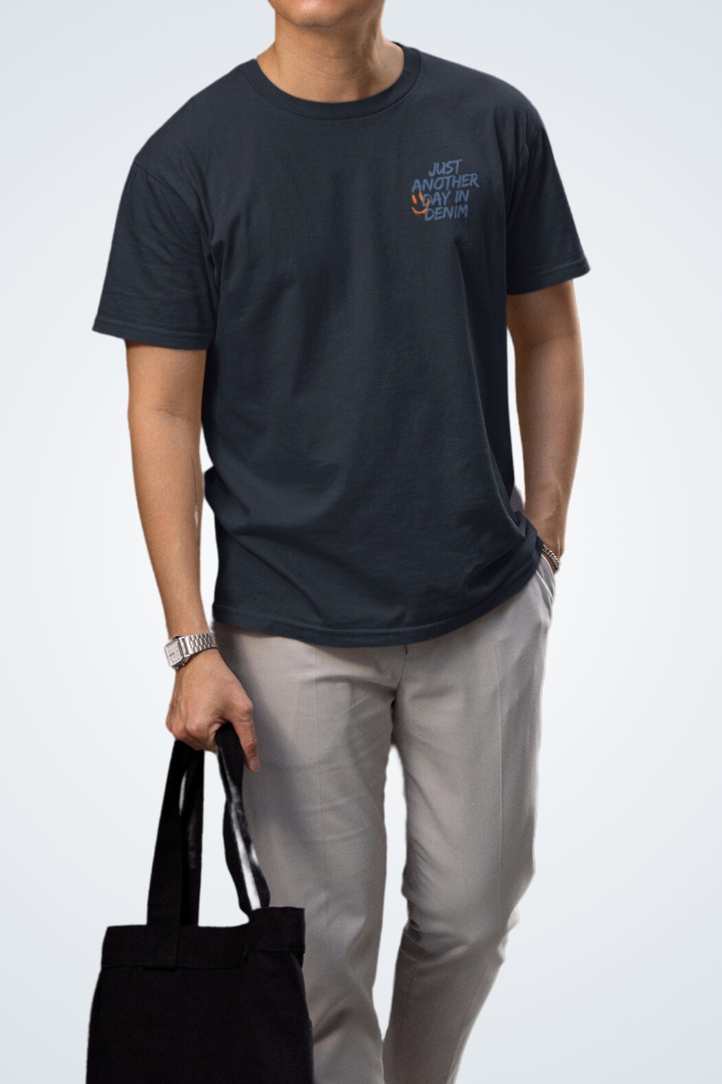Klassisches Unisex T-Shirt - Just another Day in Denim