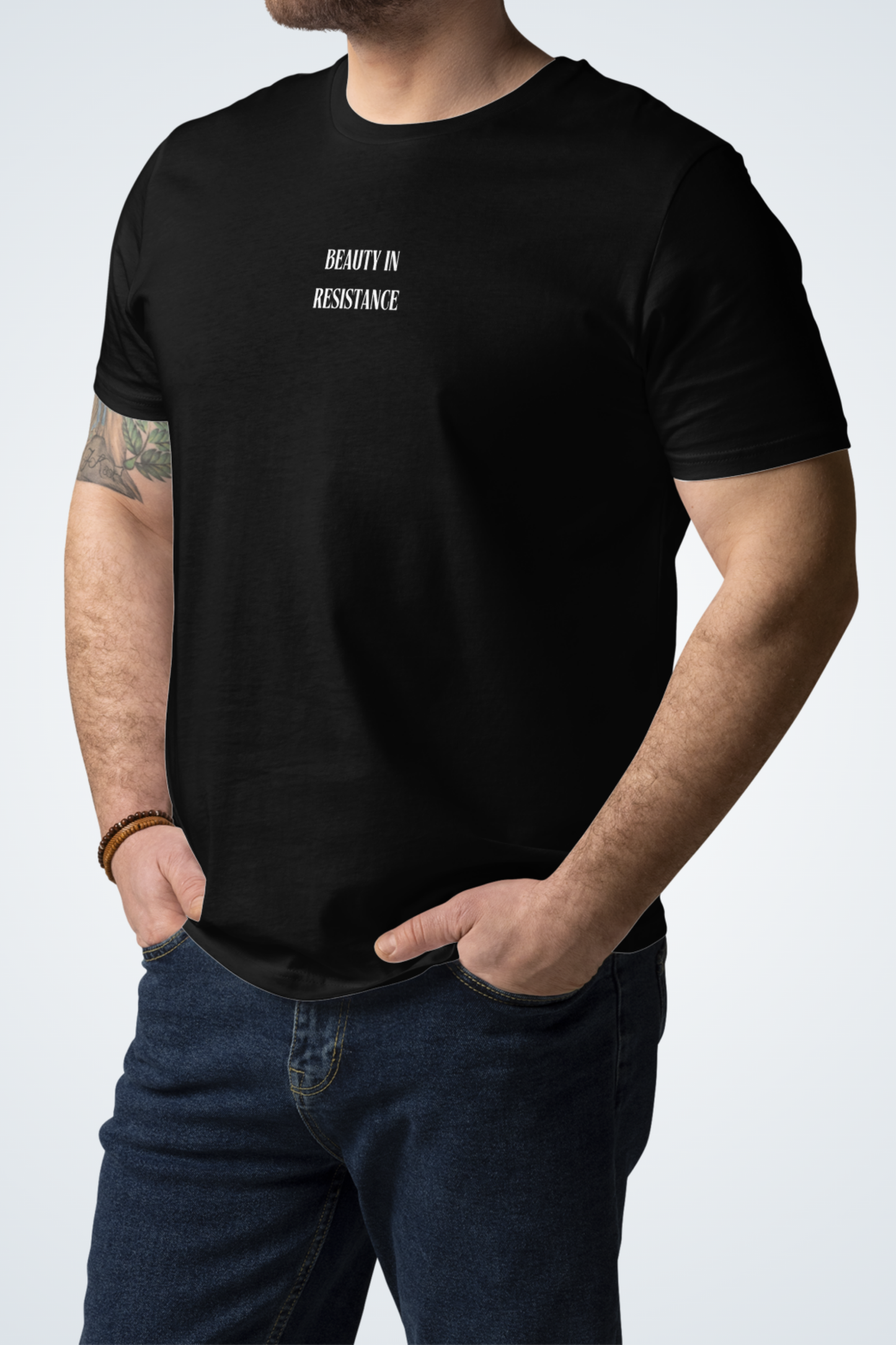 Unisex-Bio-Baumwoll-T-Shirt - Freedom|Schwarz,Vorne