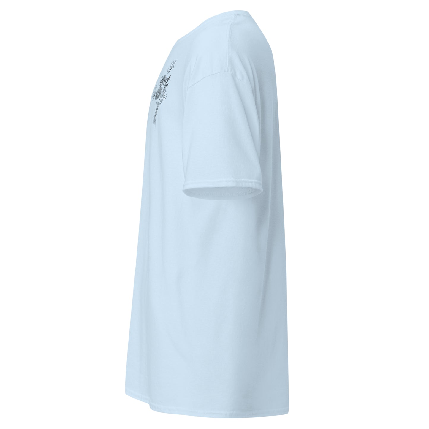 Klassisches T-Shirt - Outline Flowers