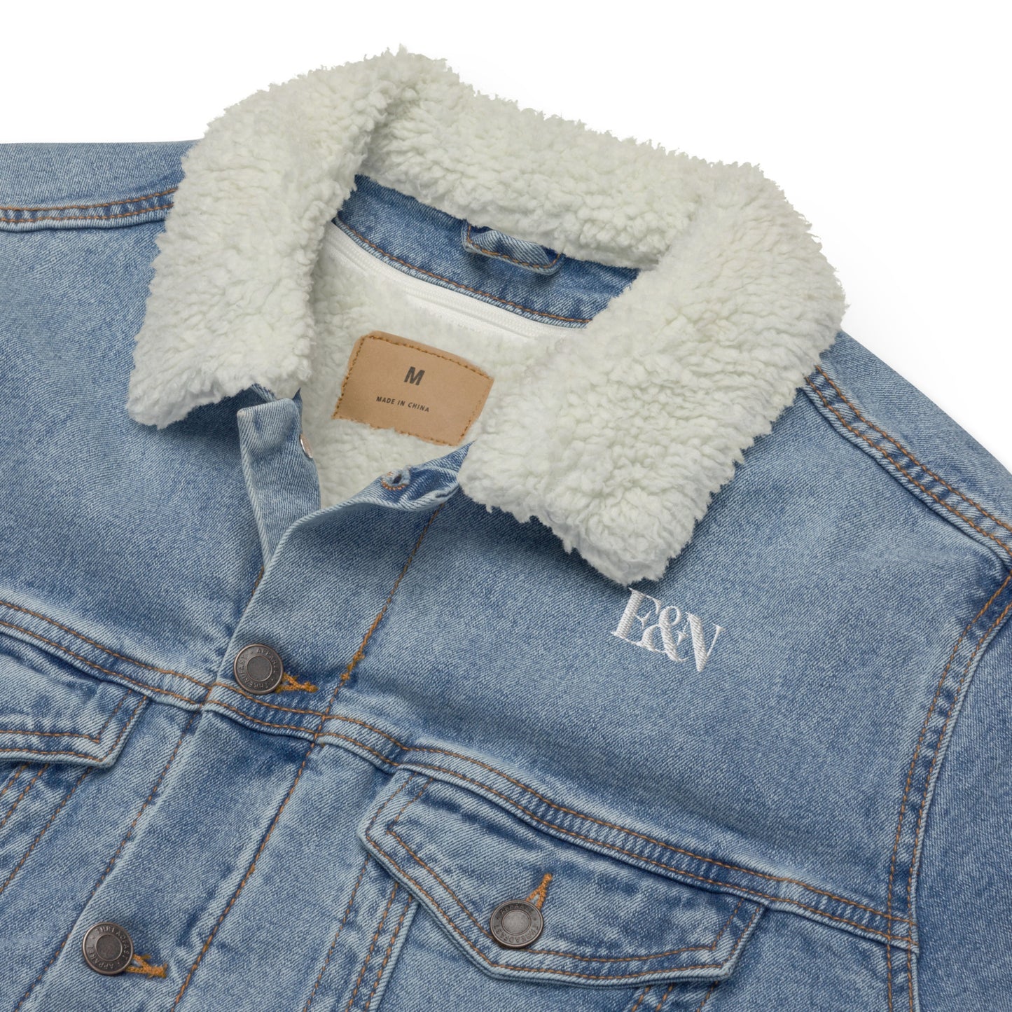Unisex Sherpa Jeansjacke - E&N