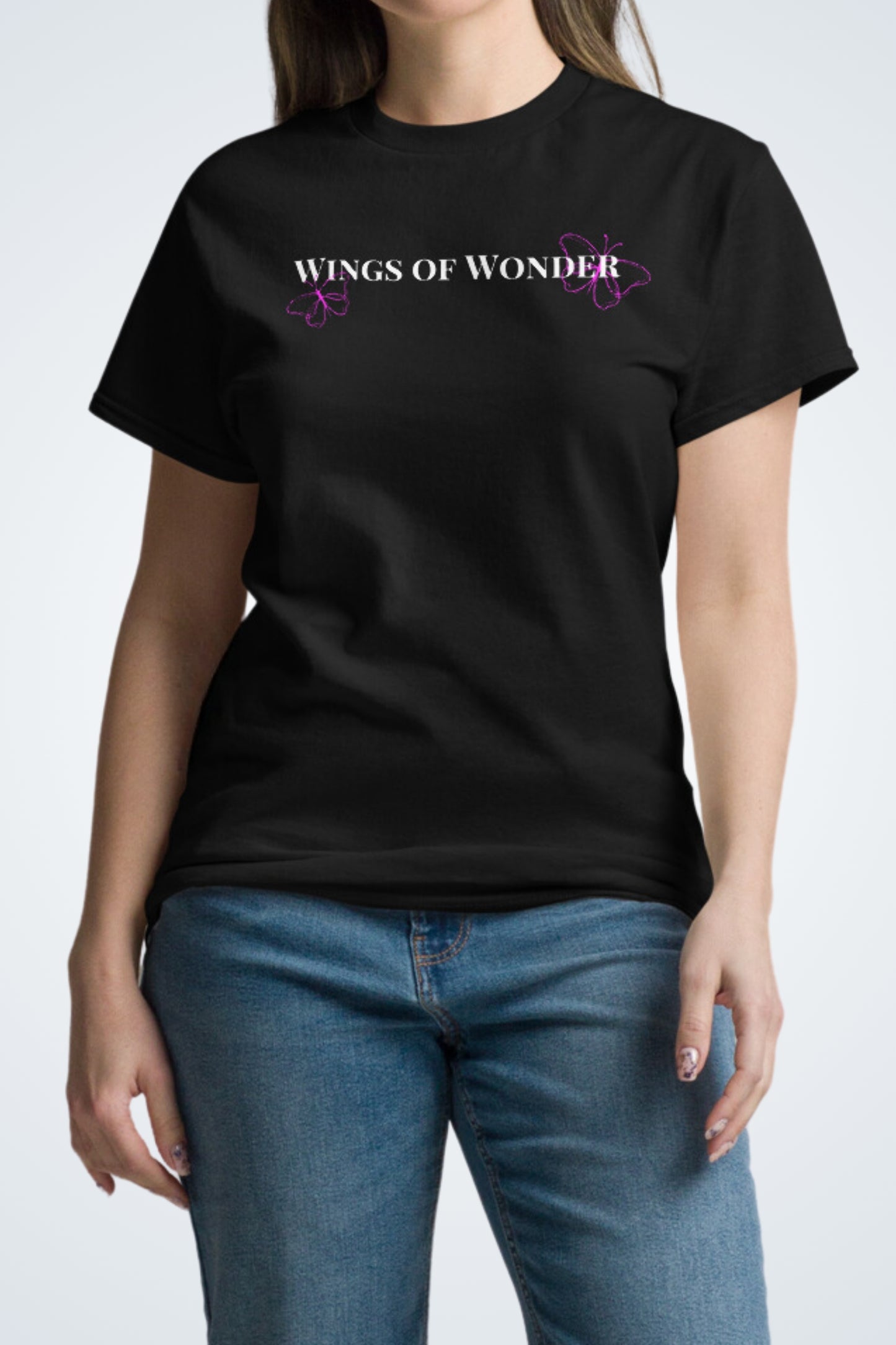 Klassisches Unisex T-Shirt - Wings of Wonder Pink