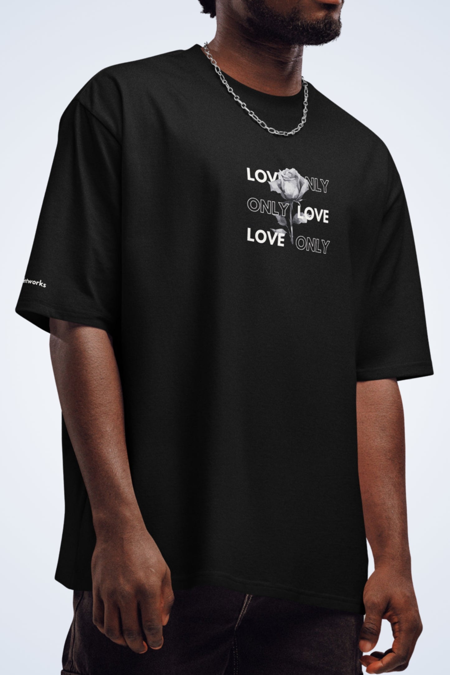 Schweres oversized T-Shirt - Only Love
