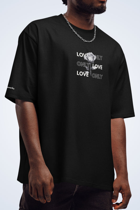 Schweres oversized T-Shirt - Only Love