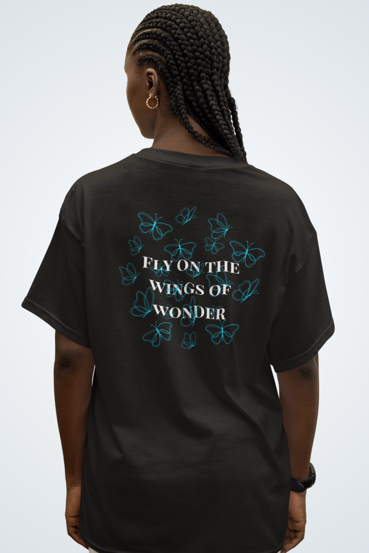 Klassisches Unisex T-Shirt - Wings of Wonder Blau