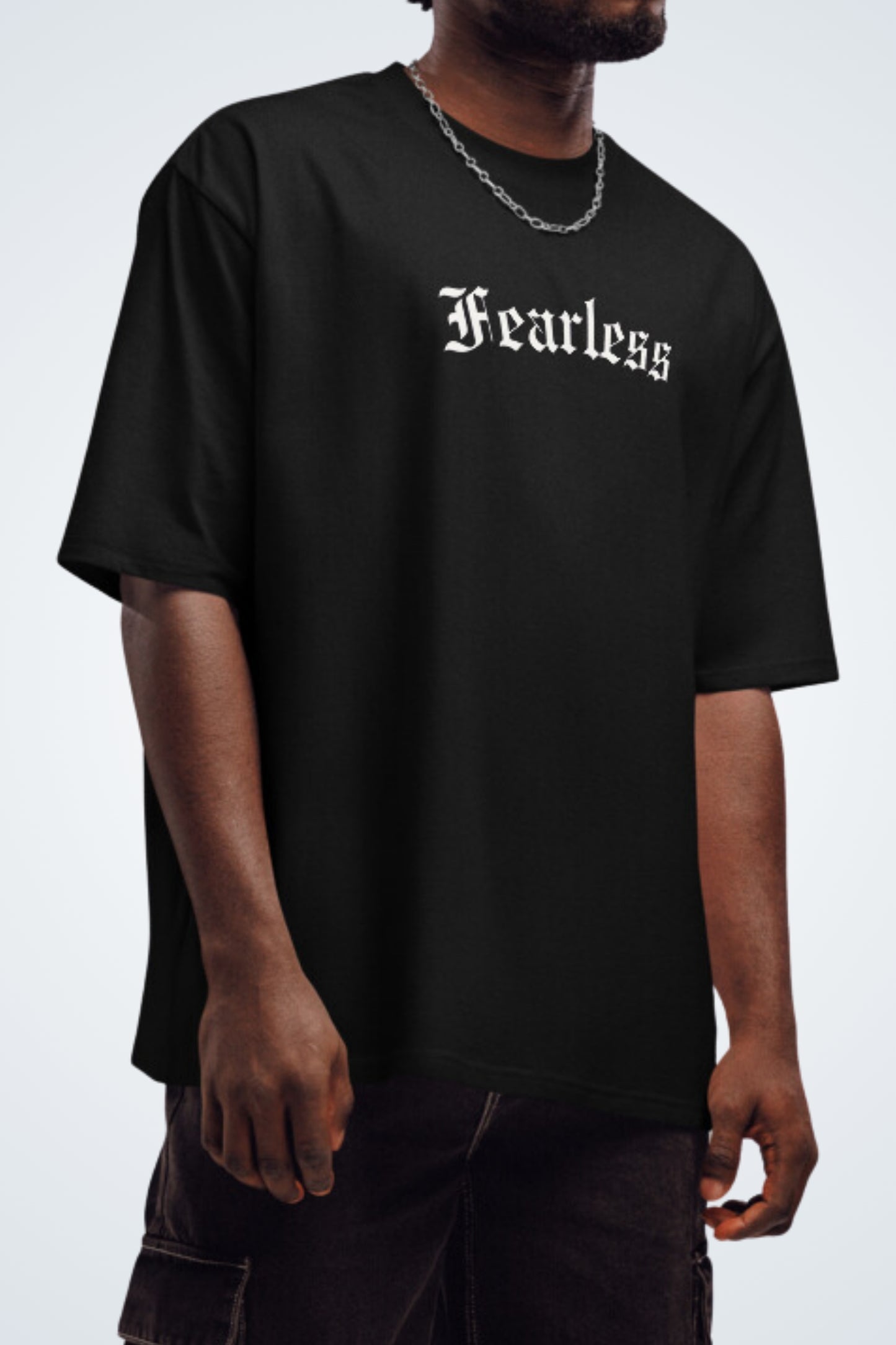 Schweres oversized T-Shirt - Fearless