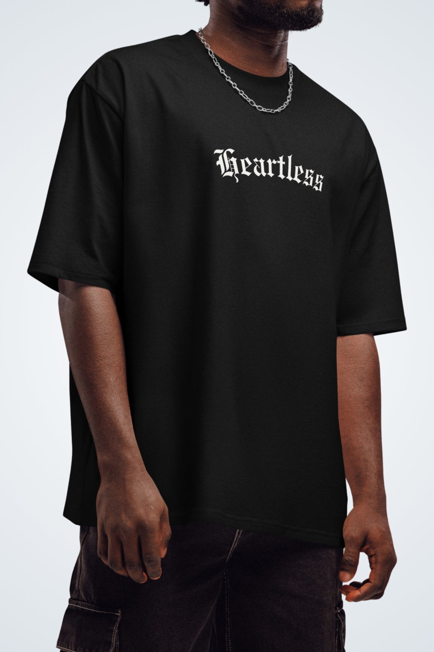 Schweres oversized T-Shirt - Heartless