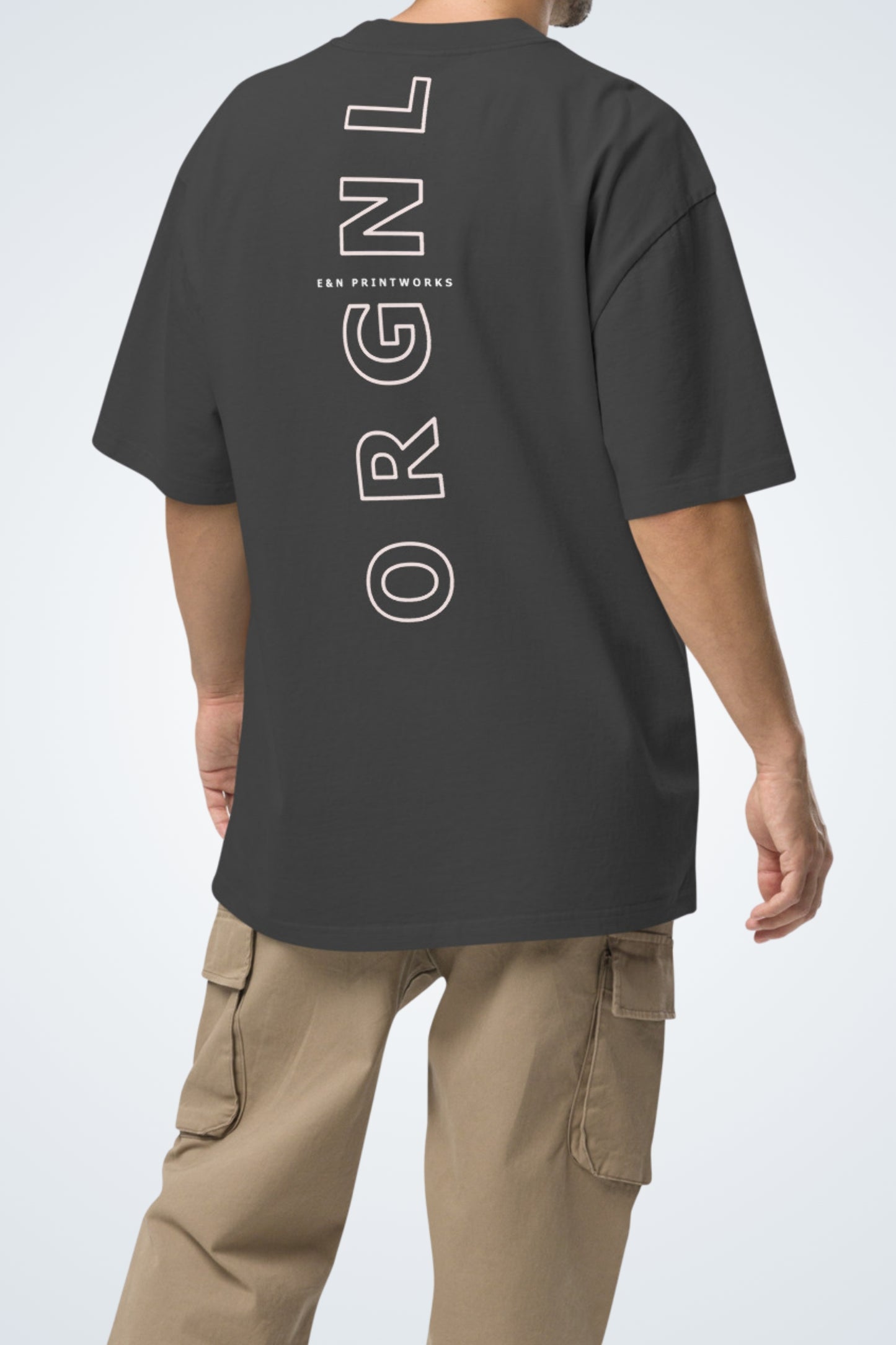 Oversized T-Shirt mit verwaschenem Look - ORGNL