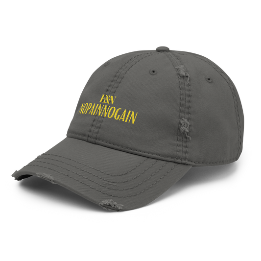 Dad-Hat im Used-Look - No Pain No Gain