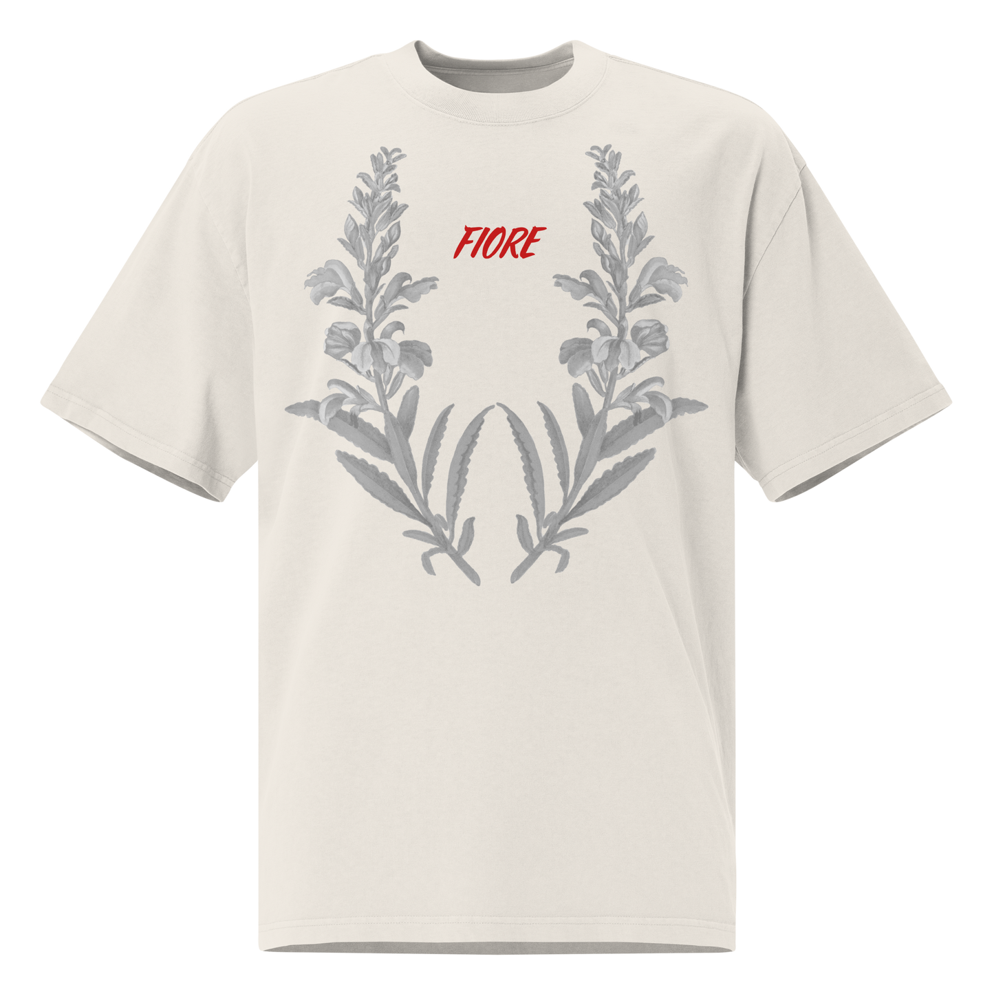 Oversized T-Shirt mit verwaschenem Look - Fiore
