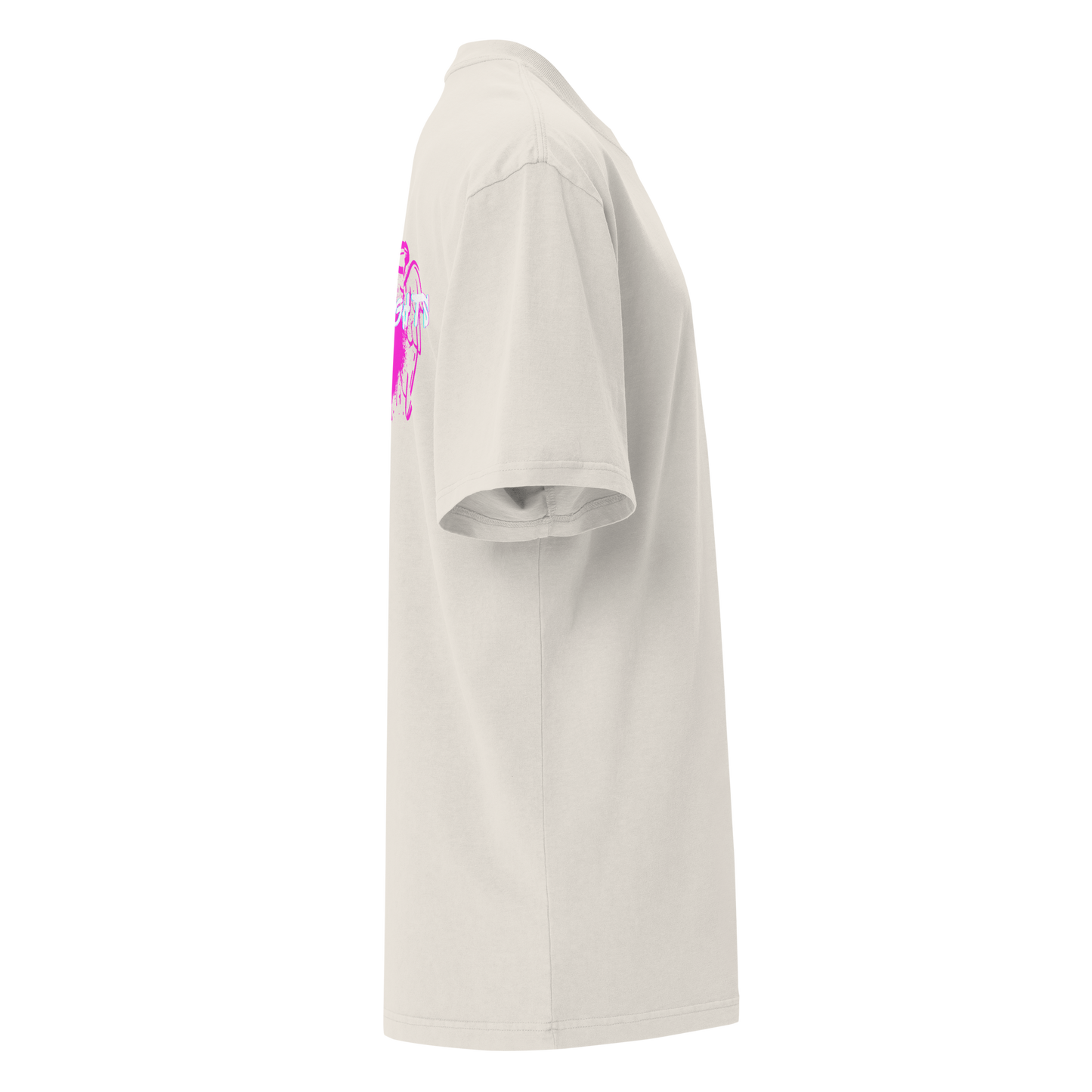 Oversized T-Shirt mit verwaschenem Look - Angel Thoughts
