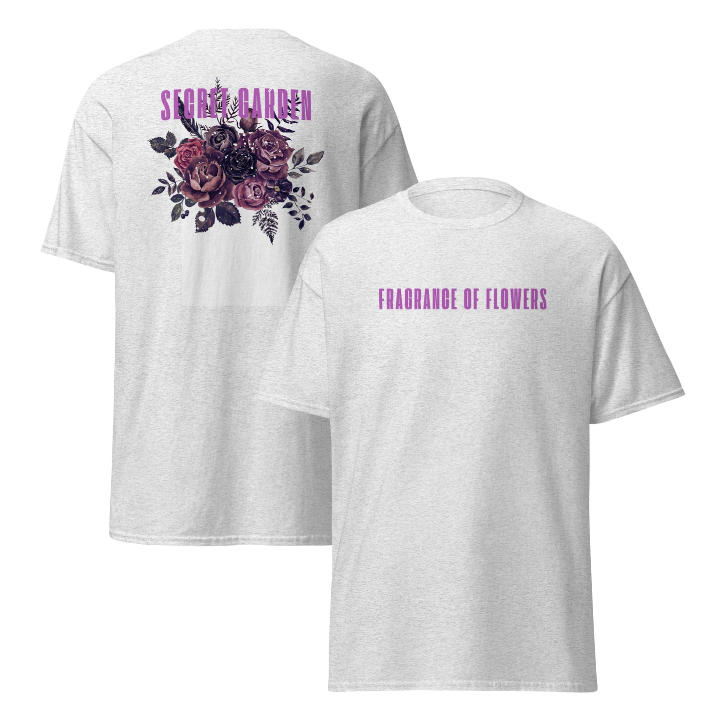 Klassisches Unisex T-Shirt - Secret Garden Lila