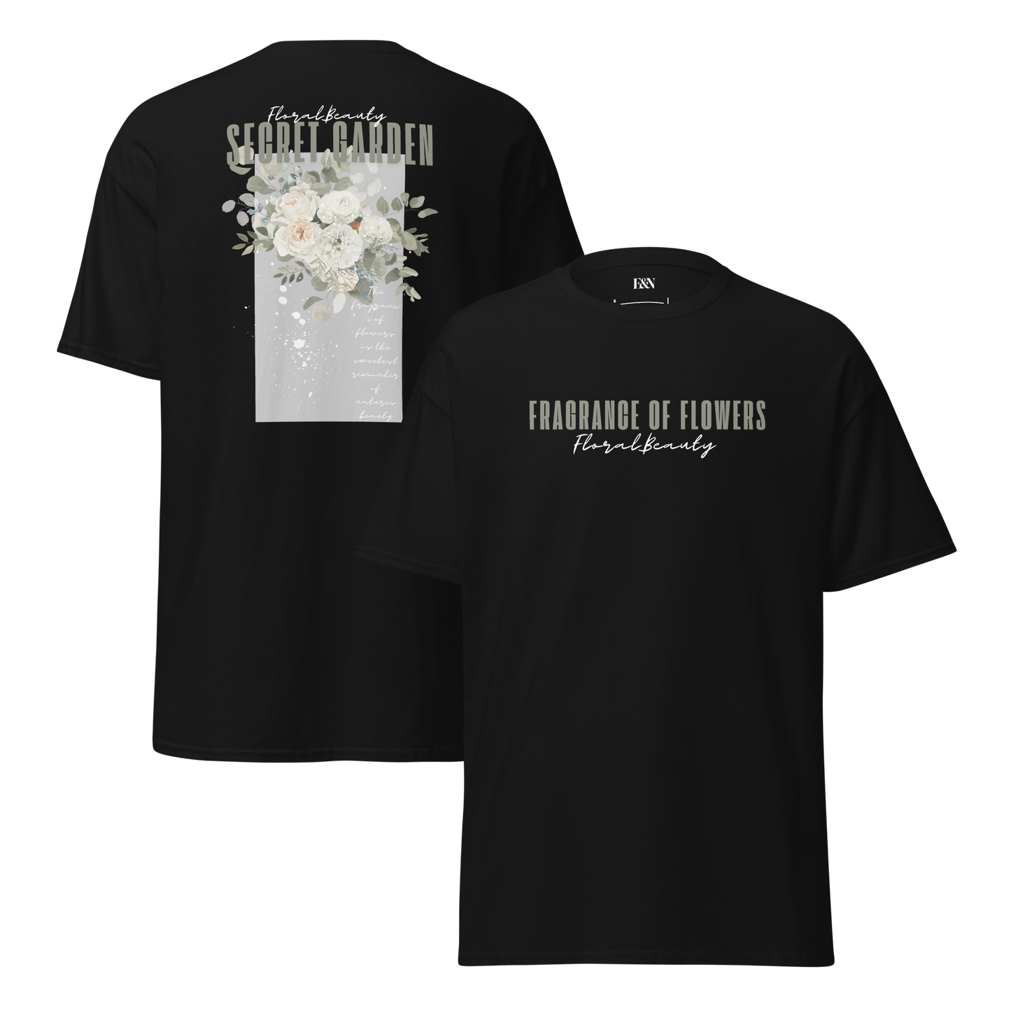 Classic Unisex T-Shirt - Secret Garden Green