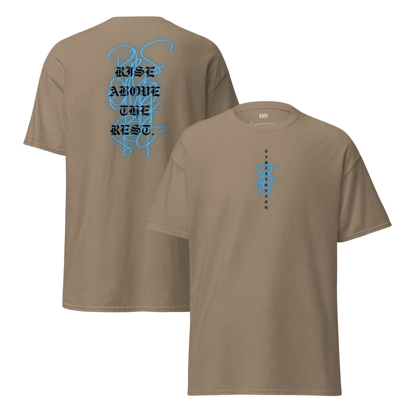 Classic Unisex T-Shirt - Rise above blue