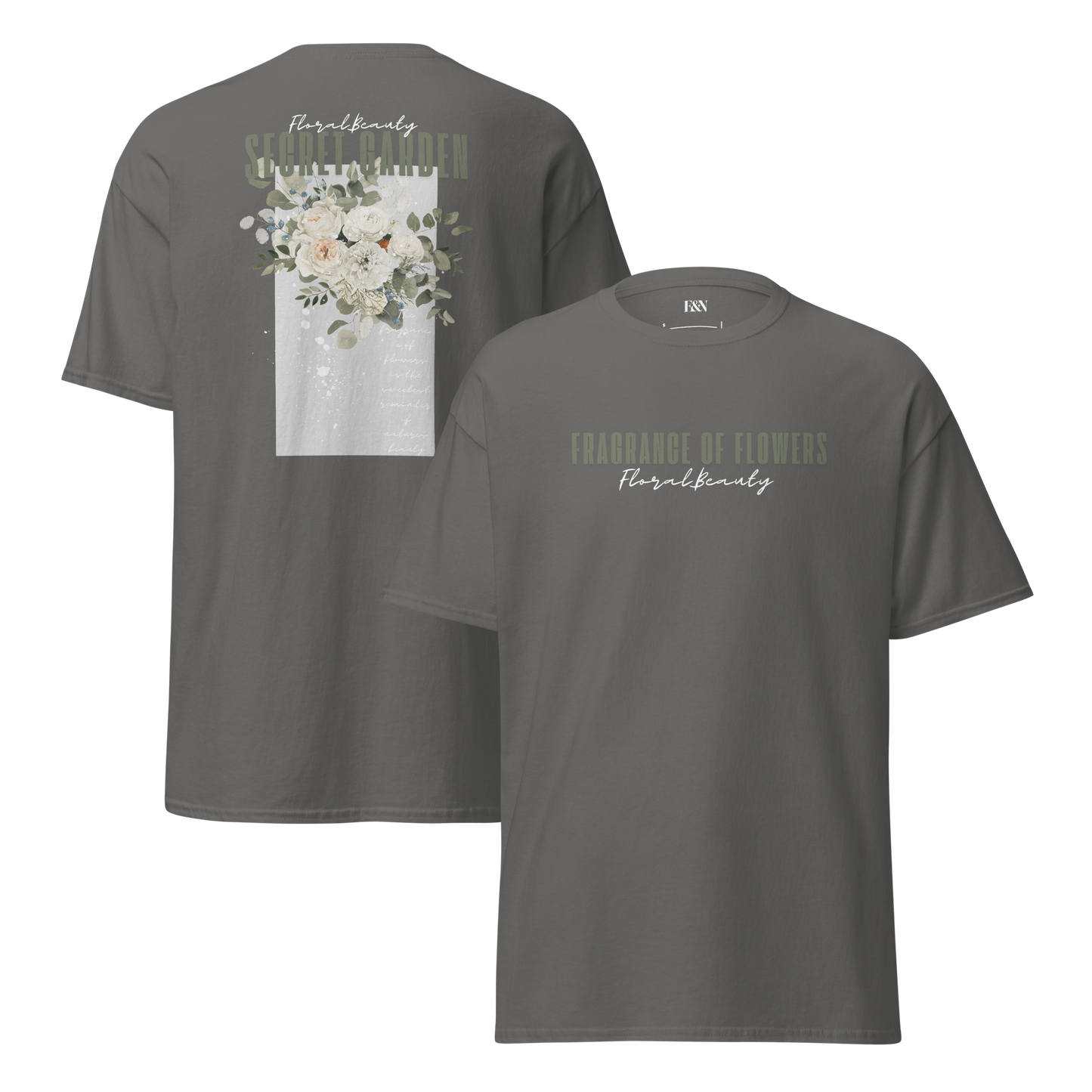 Classic Unisex T-Shirt - Secret Garden Green