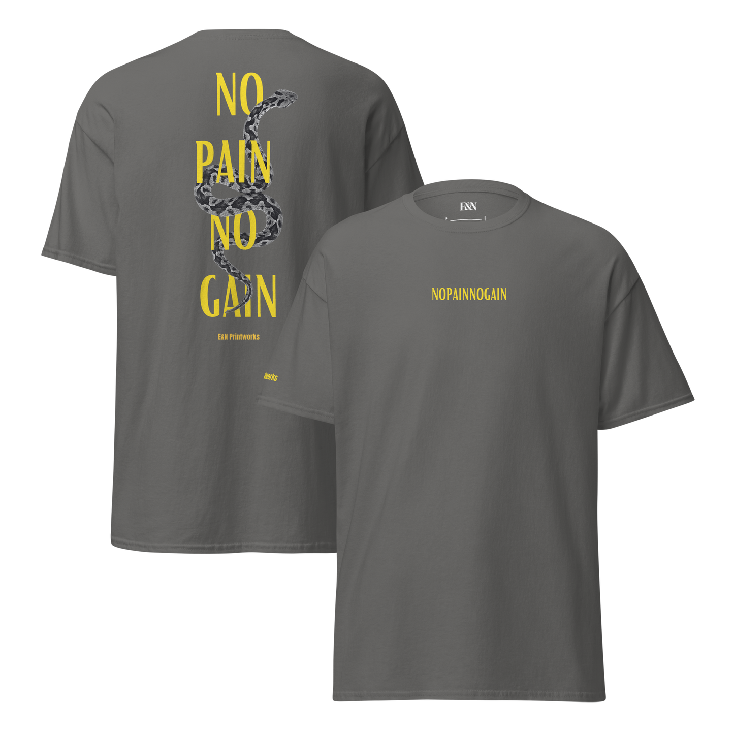 Klassisches Unisex T-Shirt - No Pain No Gain