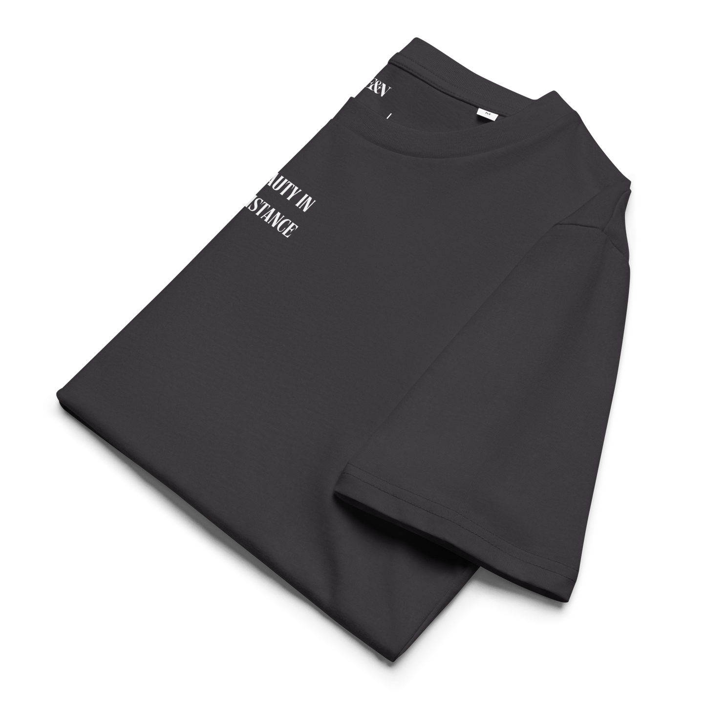 Unisex-Bio-Baumwoll-T-Shirt - Freedom|Grau,Datails